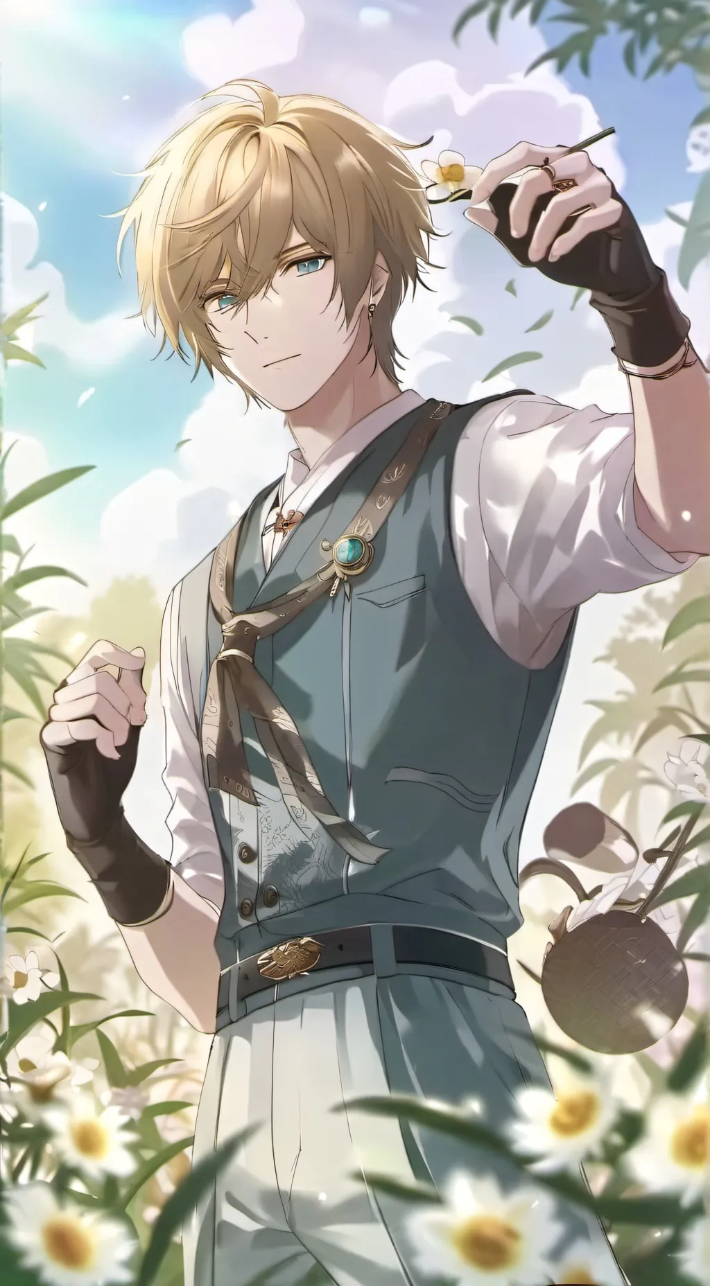 ai character: Макс background