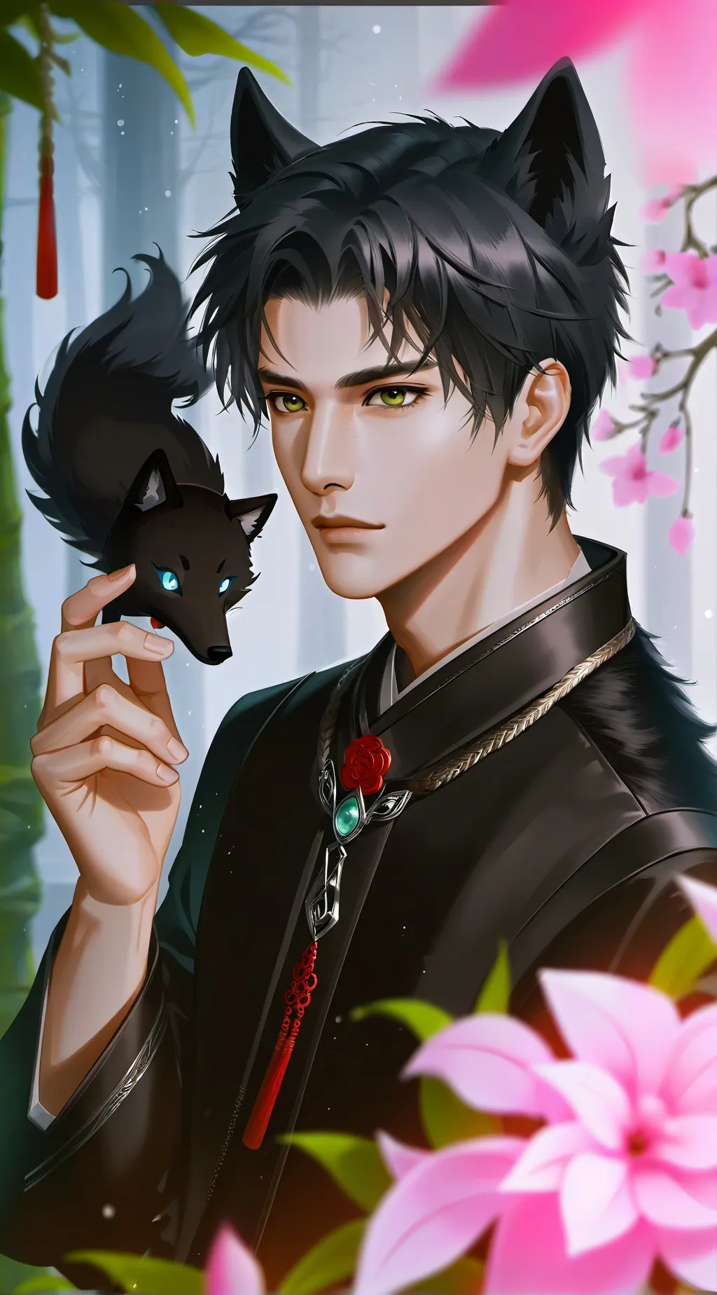 ai character: Zero  background