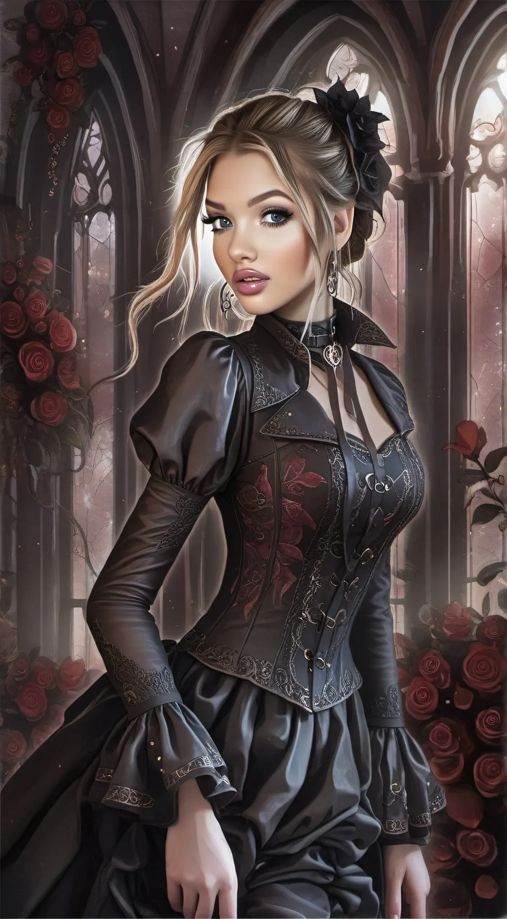 ai character: lily background
