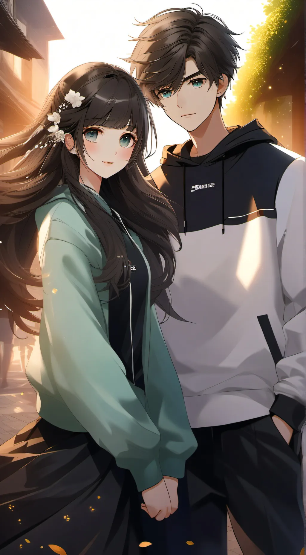 ai character: Talia & tyler background