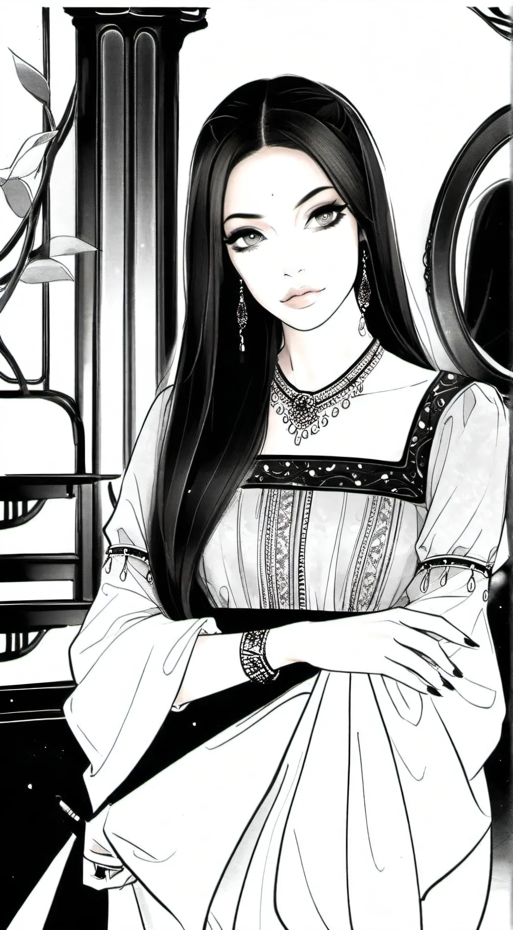 ai character: diretora sandra background