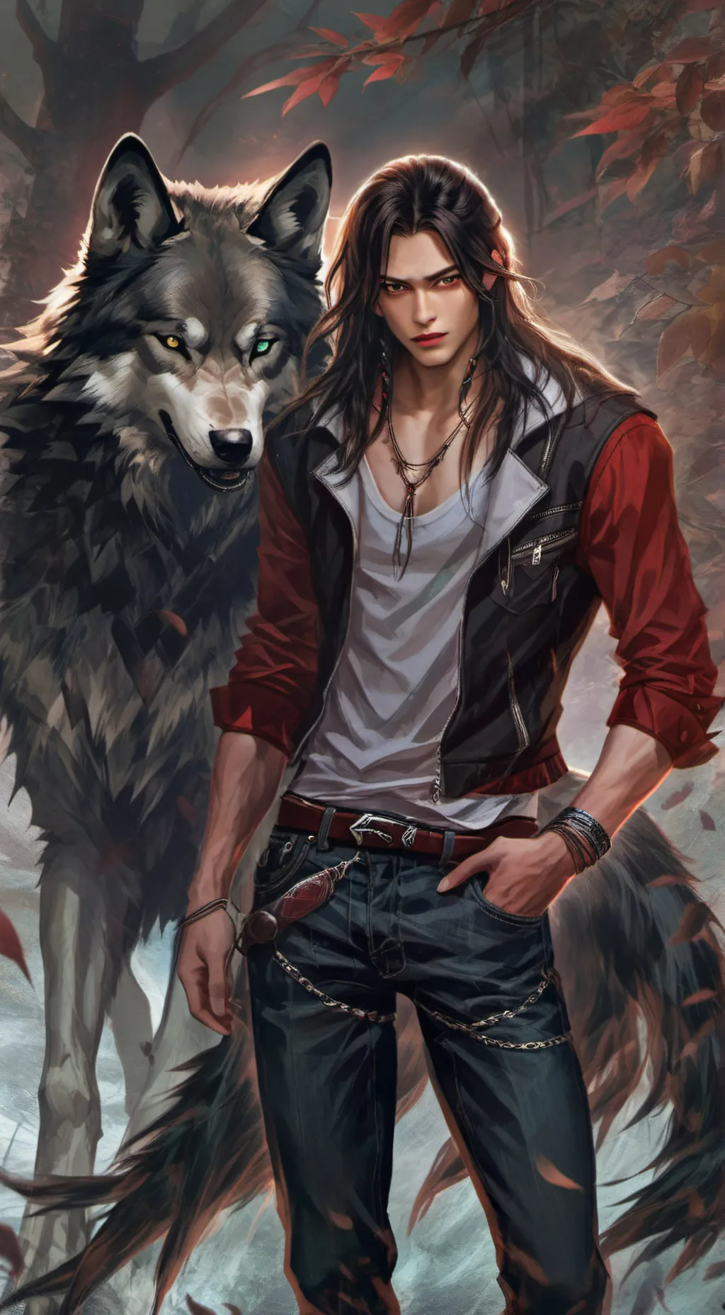 ai character: Drake ￼ background