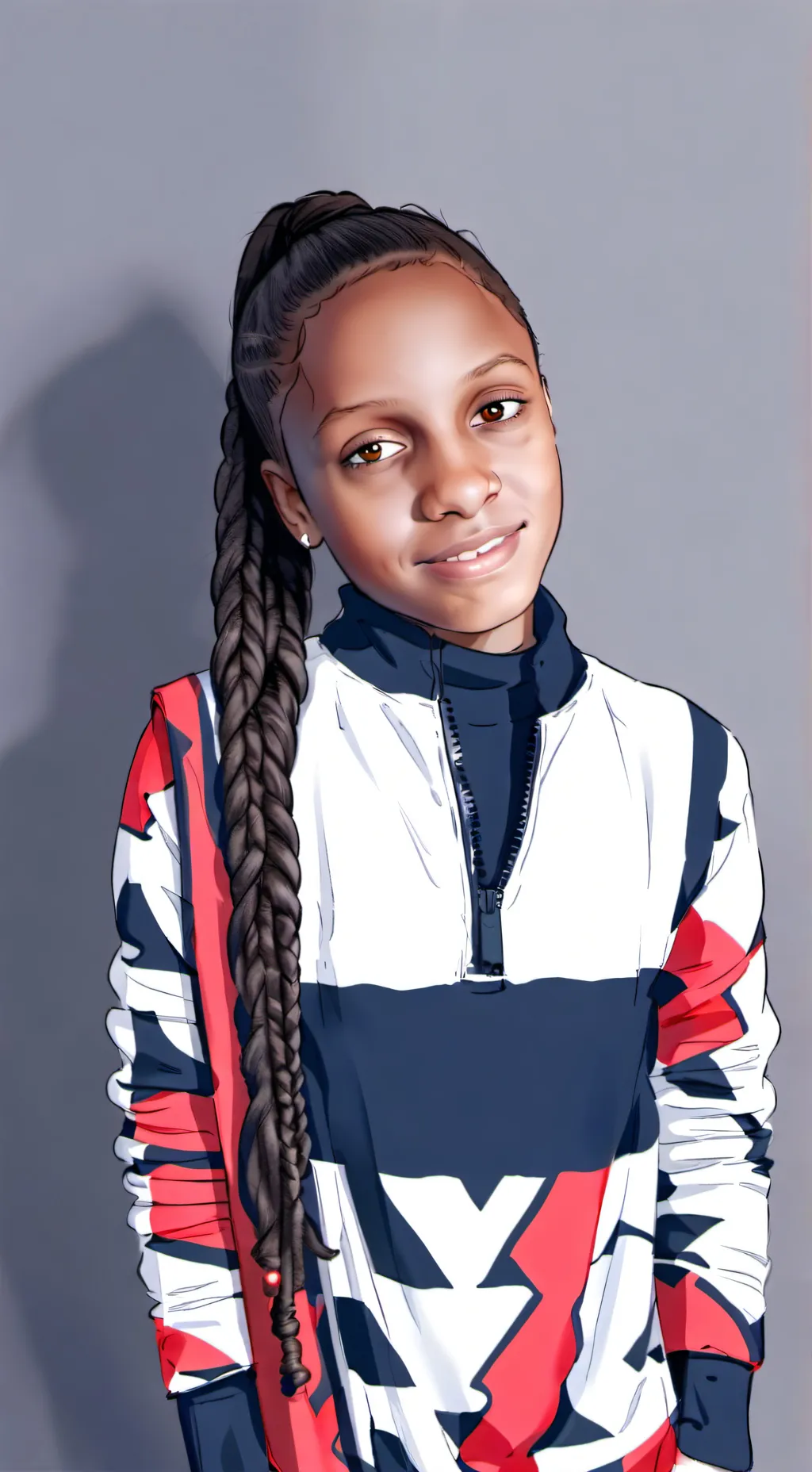 ai character: 9-year-old me background