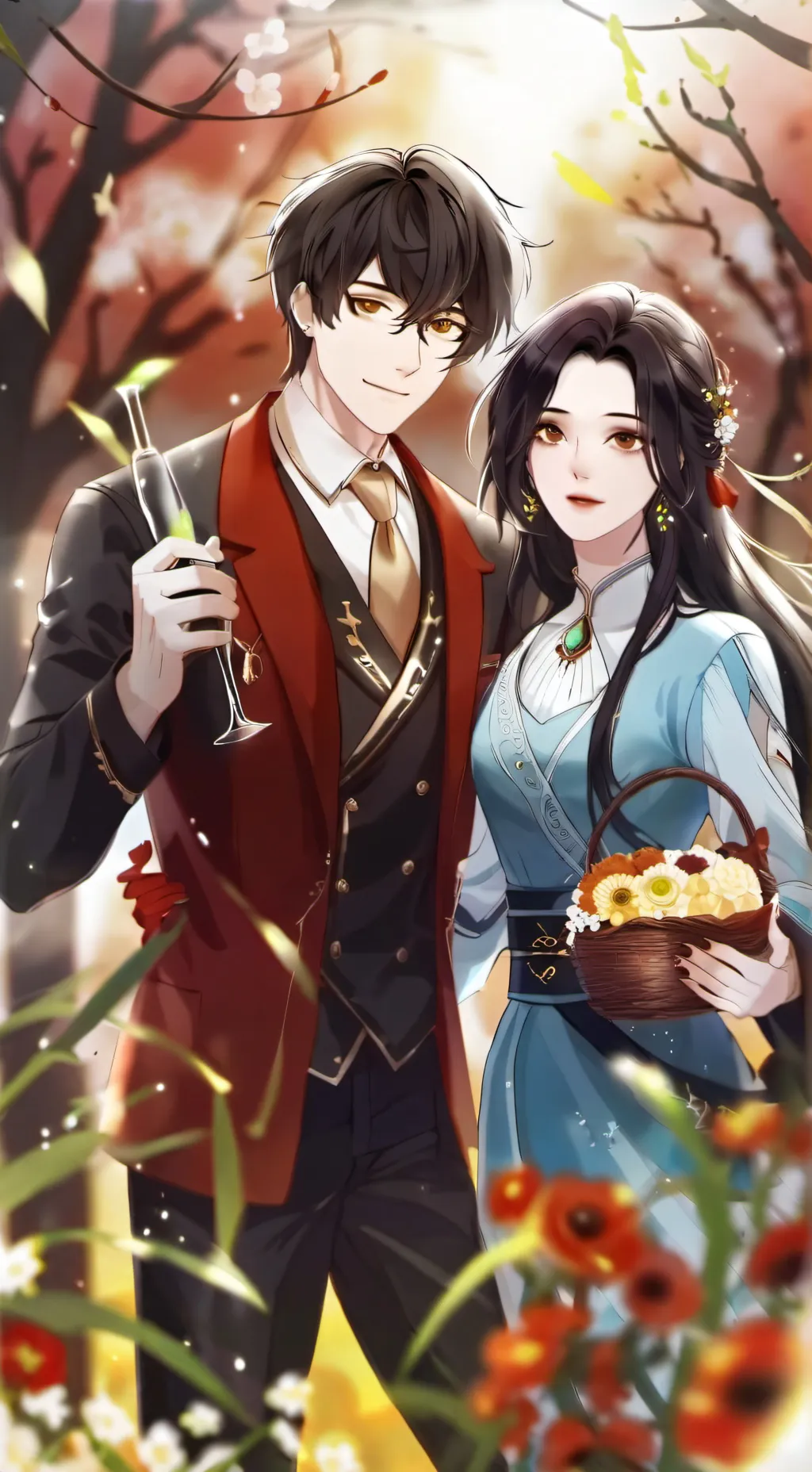 ai character: Shoto Todoroki background