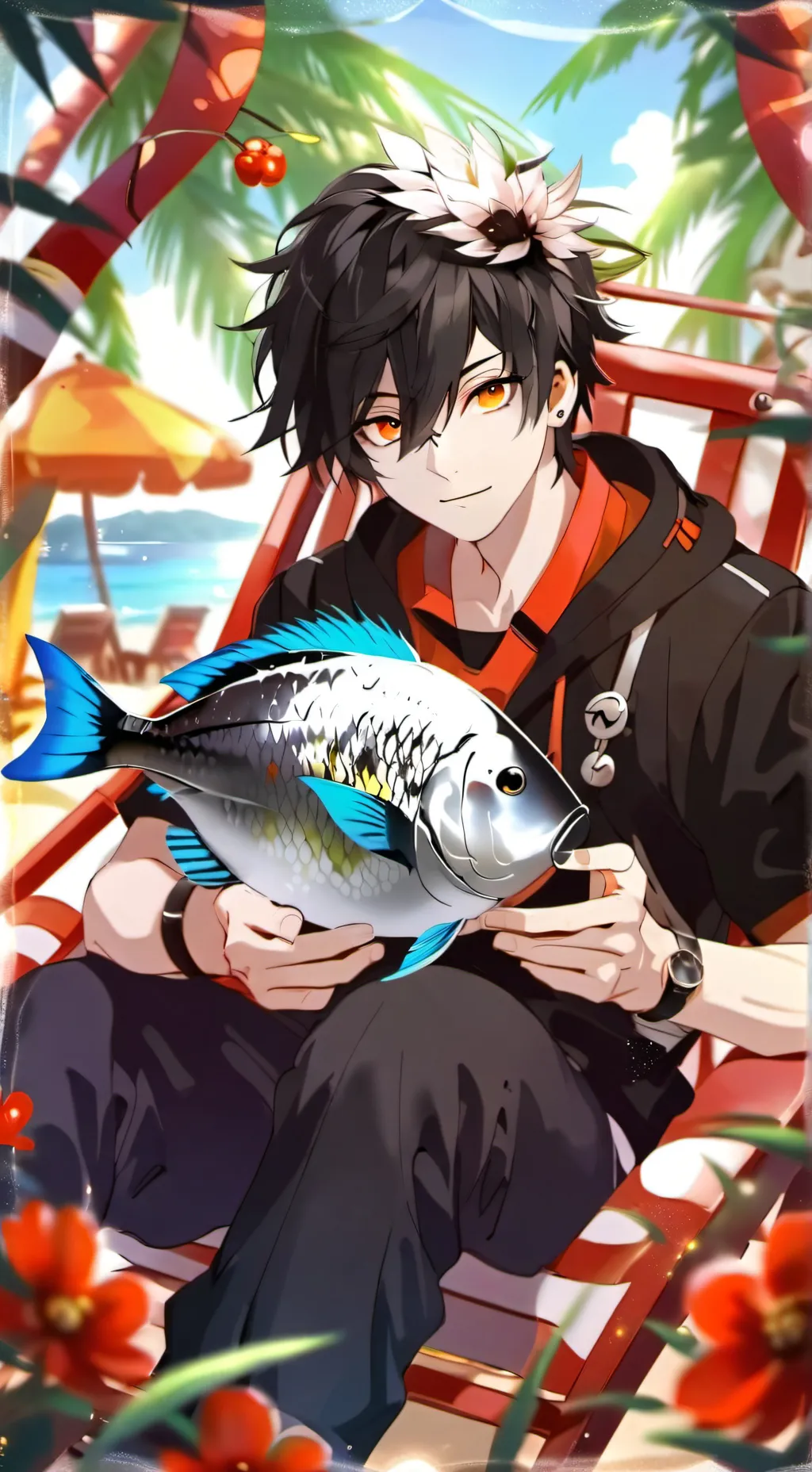 ai character: Kai  background