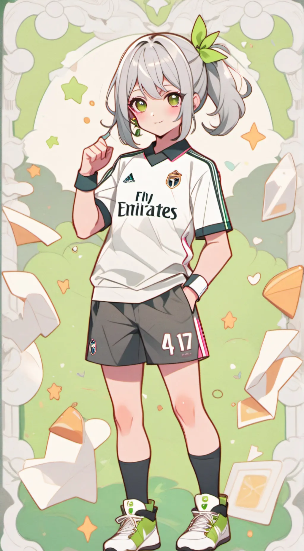 ai character: blanca background