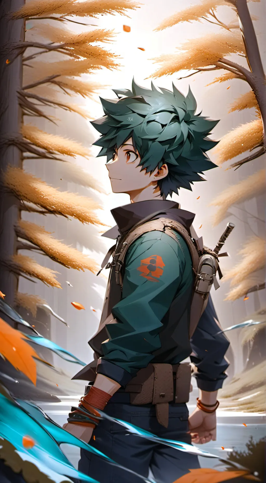 ai character: Deku background