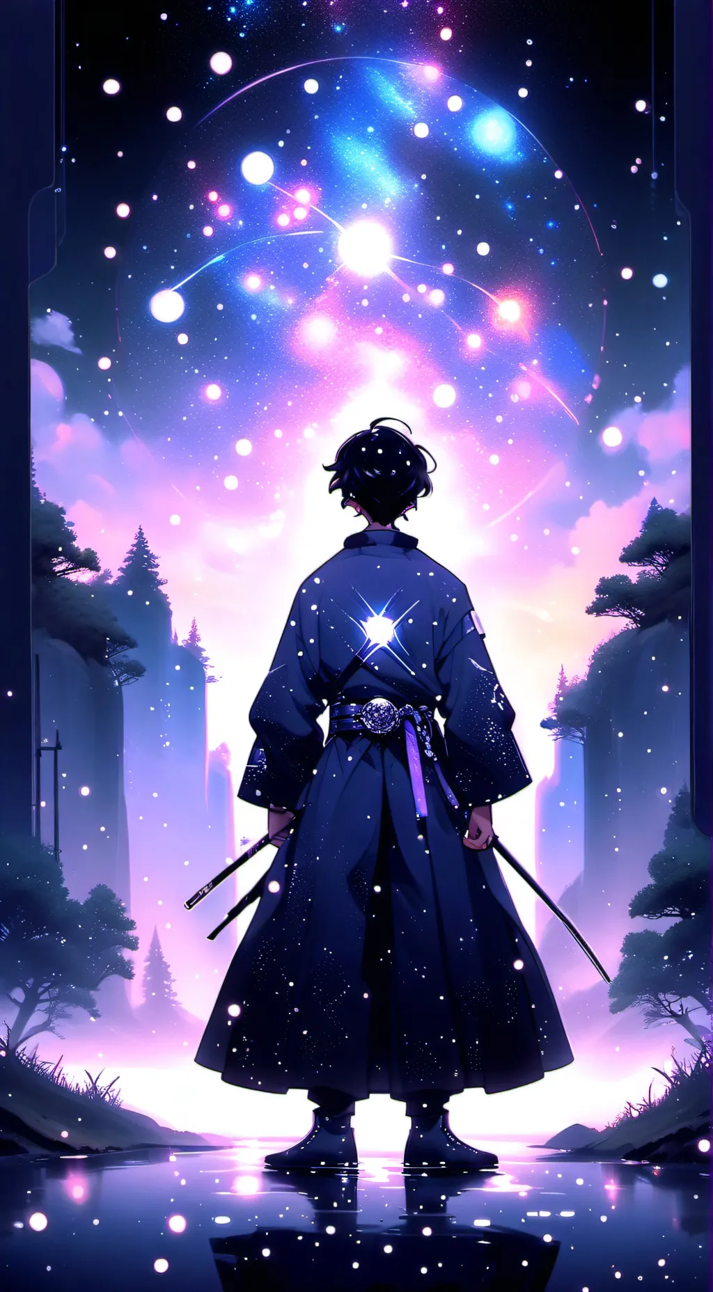 ai character: Axel  background