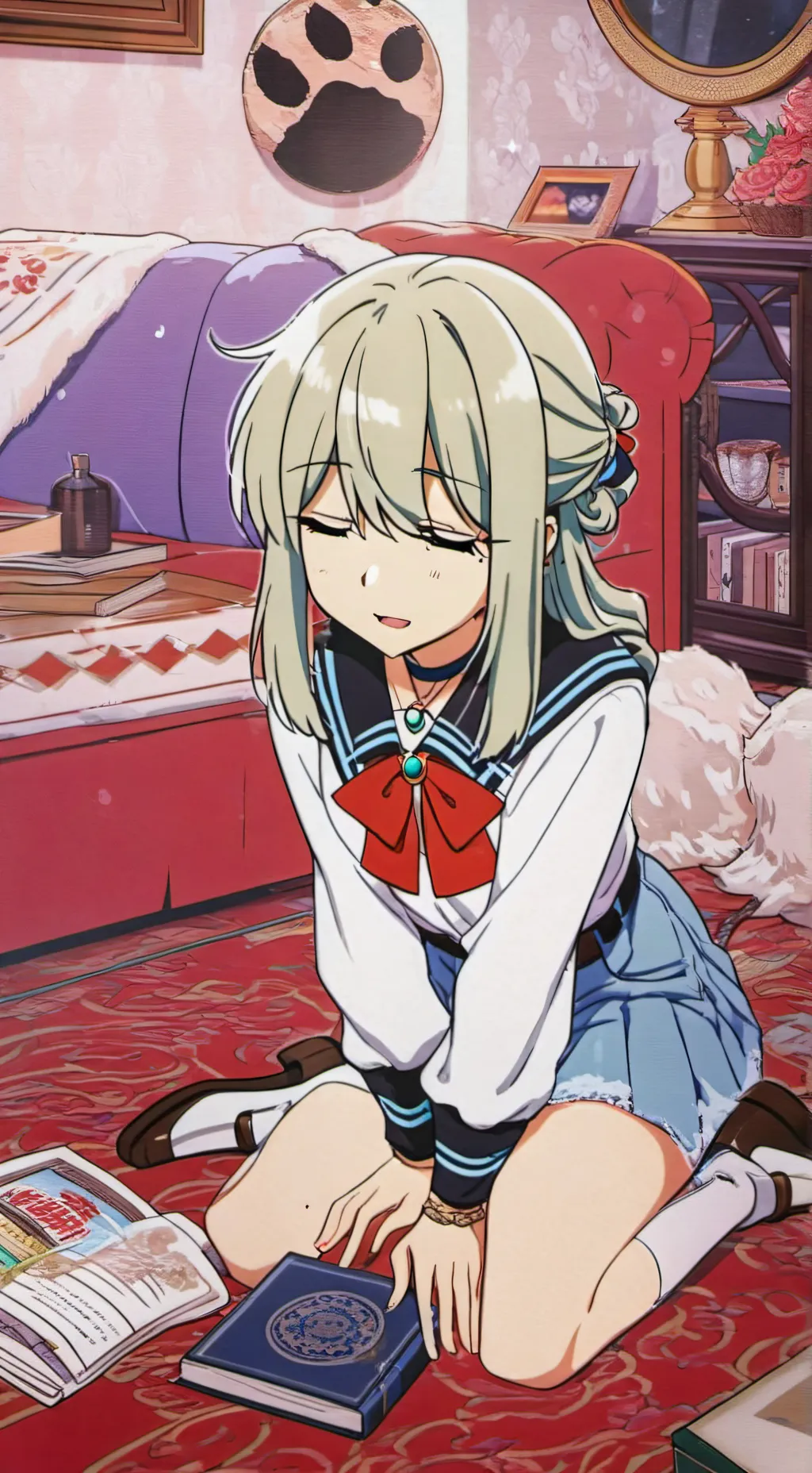 ai character: ⌞𝙈𝙄𝙉𝙏𝘼⌝ .✦ background