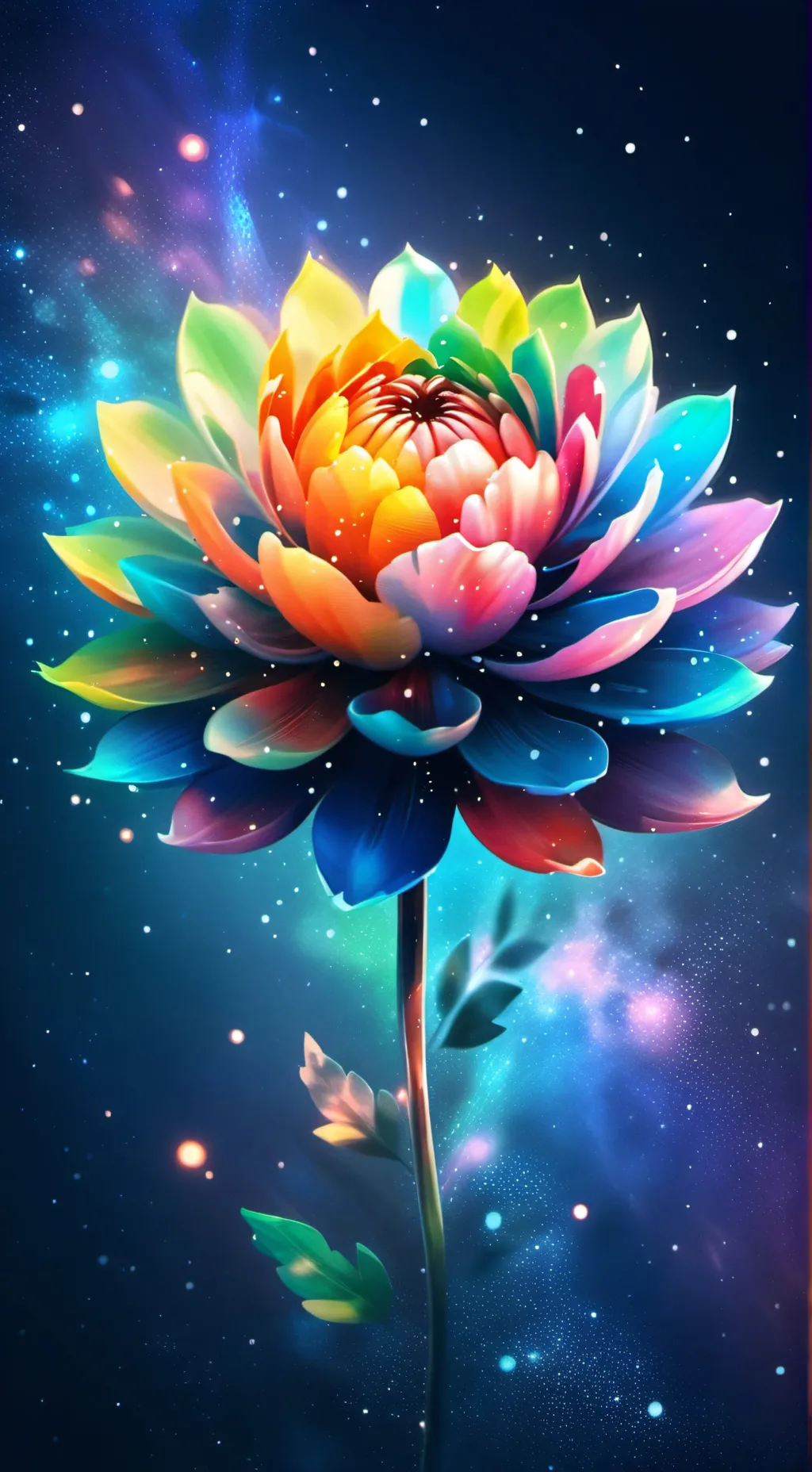 ai character: moonflower🌸🌗 background