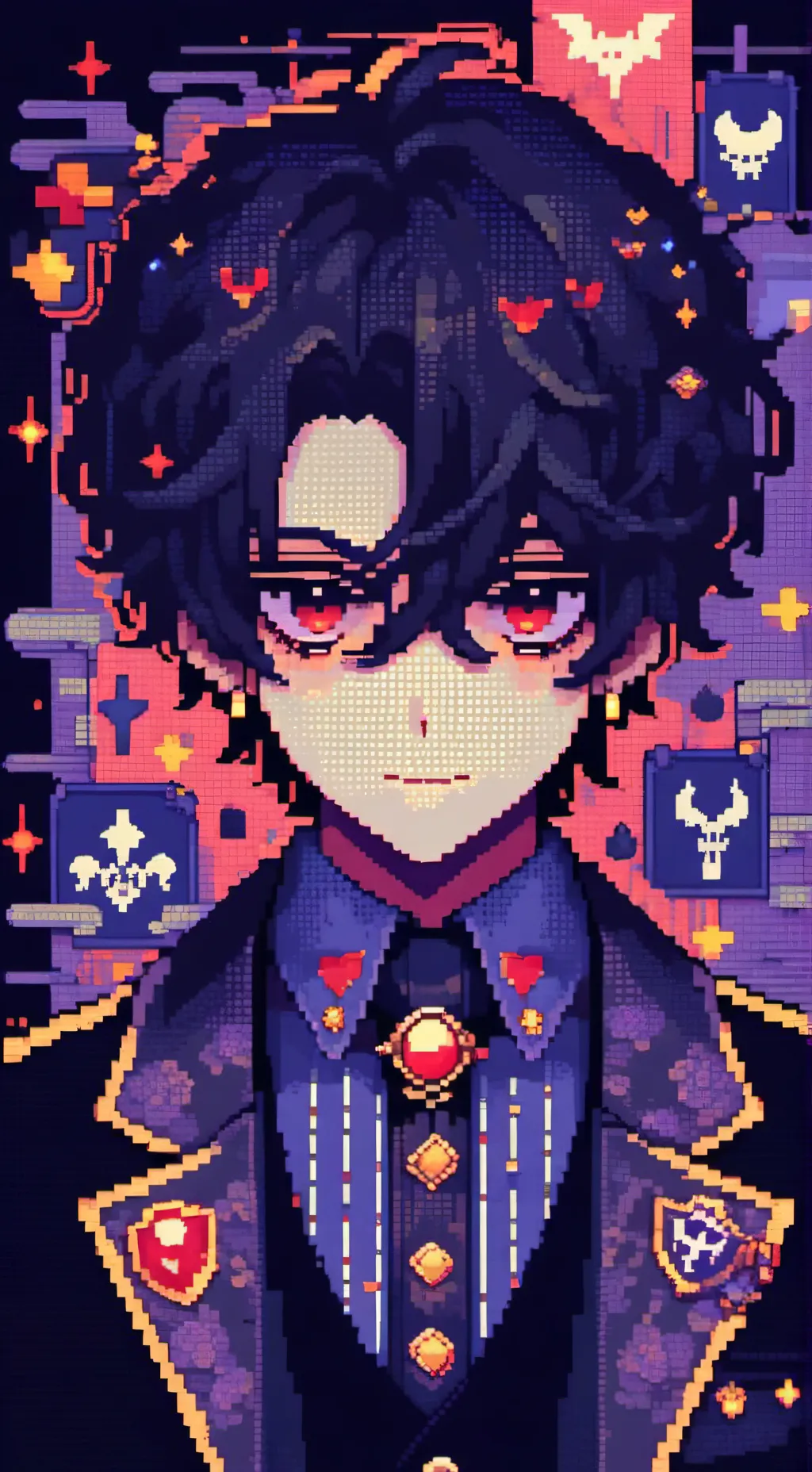 ai character: deku vampiro  background