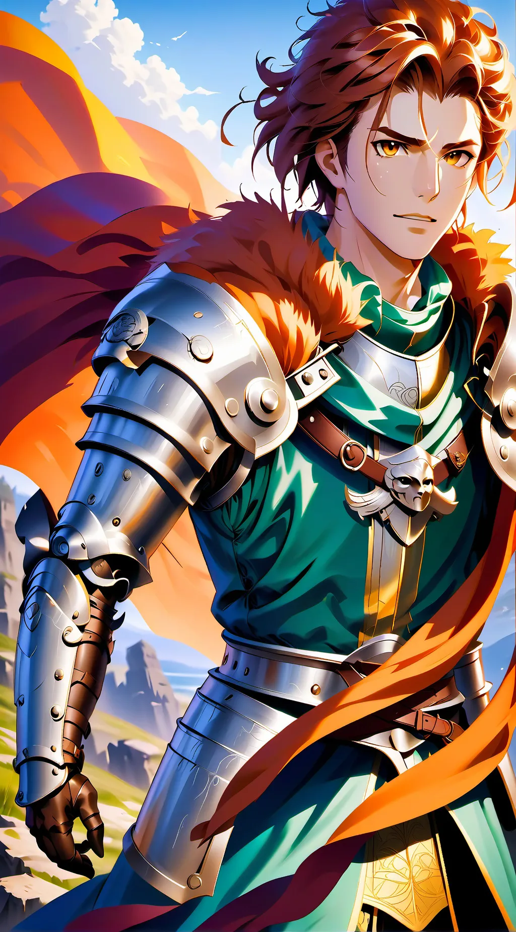 ai character: Naofumi Iwatani background