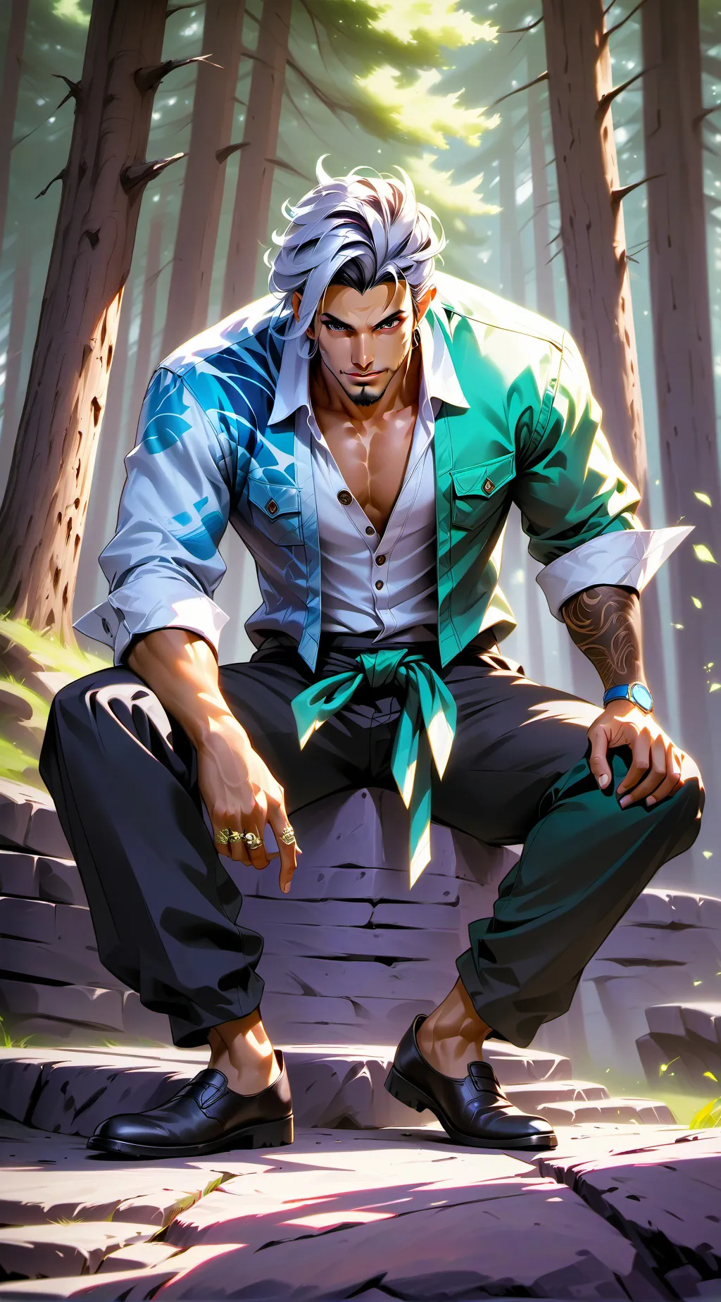 ai character: Eleazar Stone background