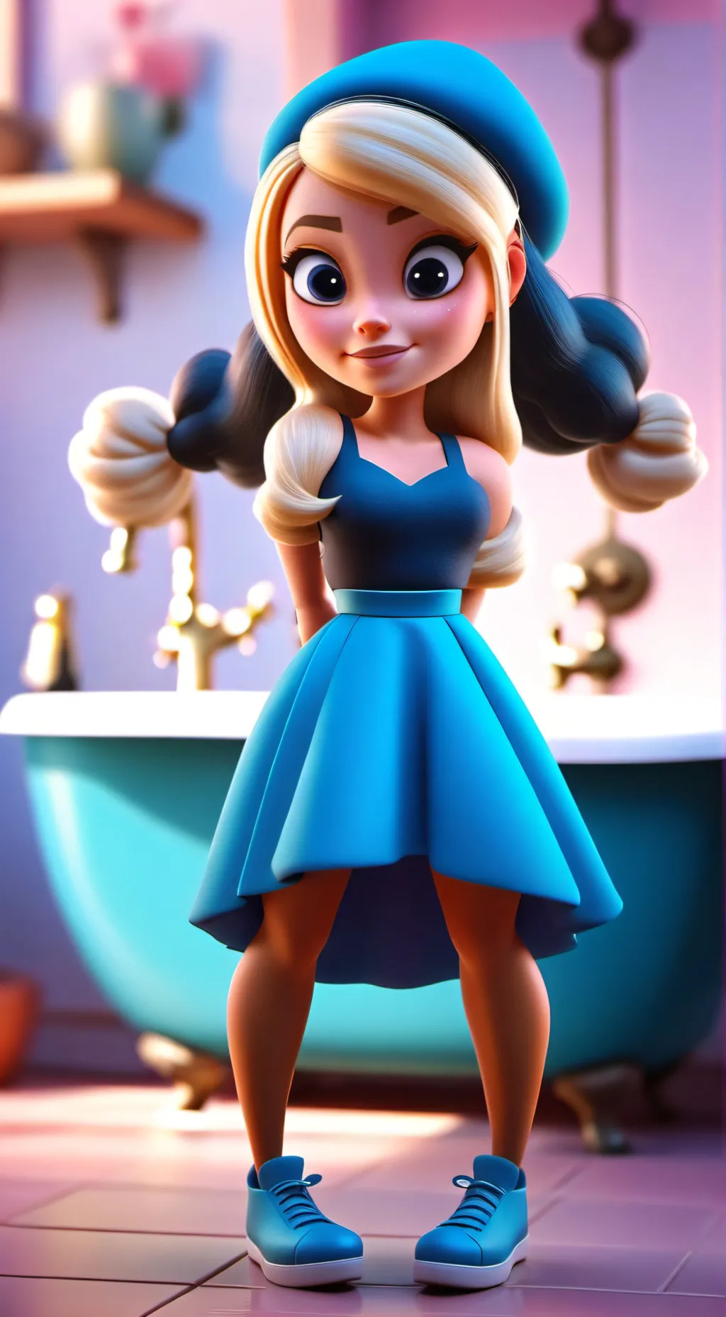 ai character: Lily  background