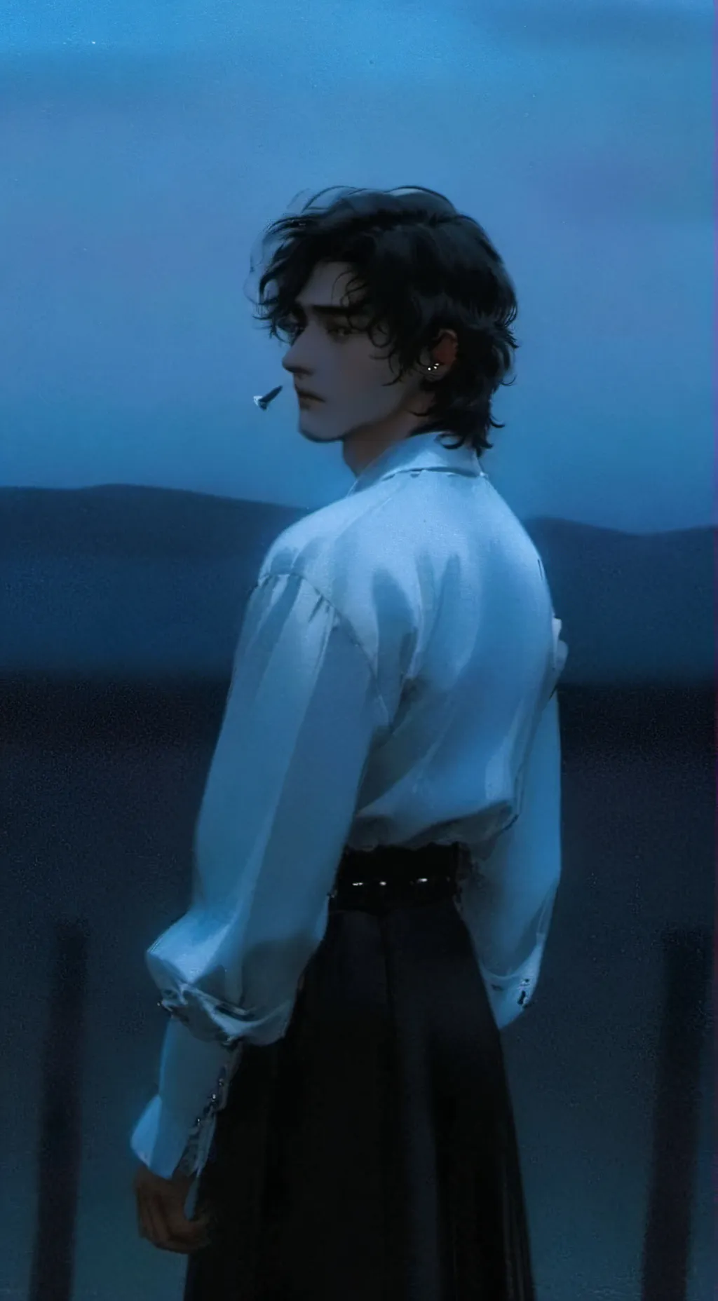 ai character: Matthias  background