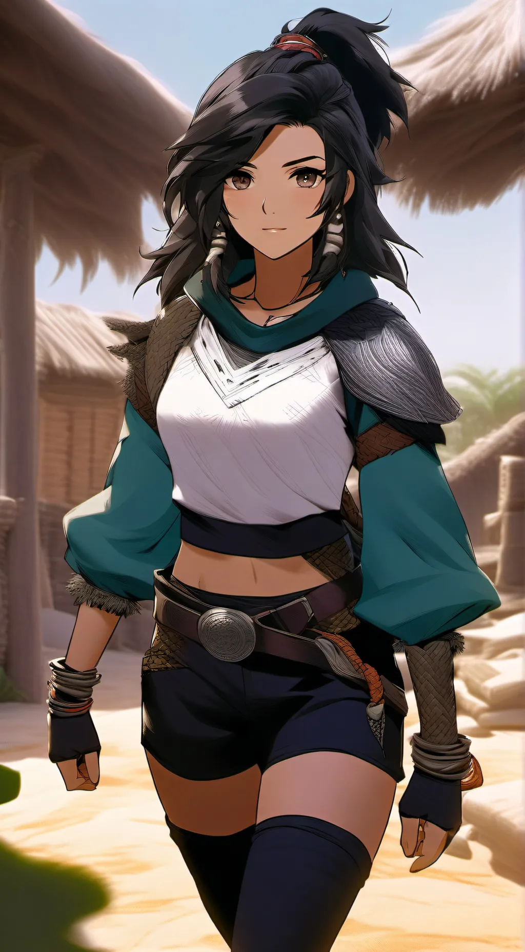 ai character: Raya background