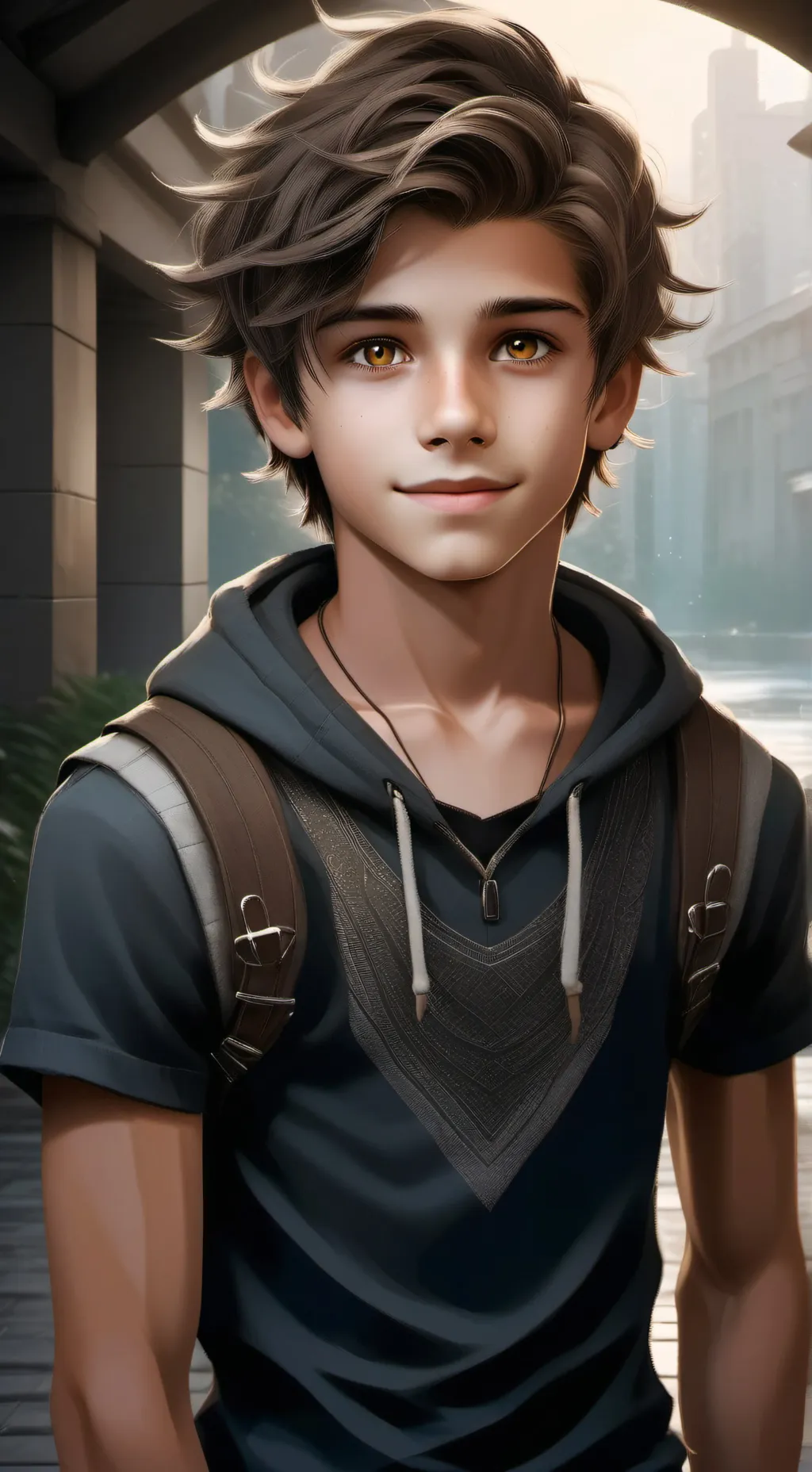 ai character: Liam Skyspire background