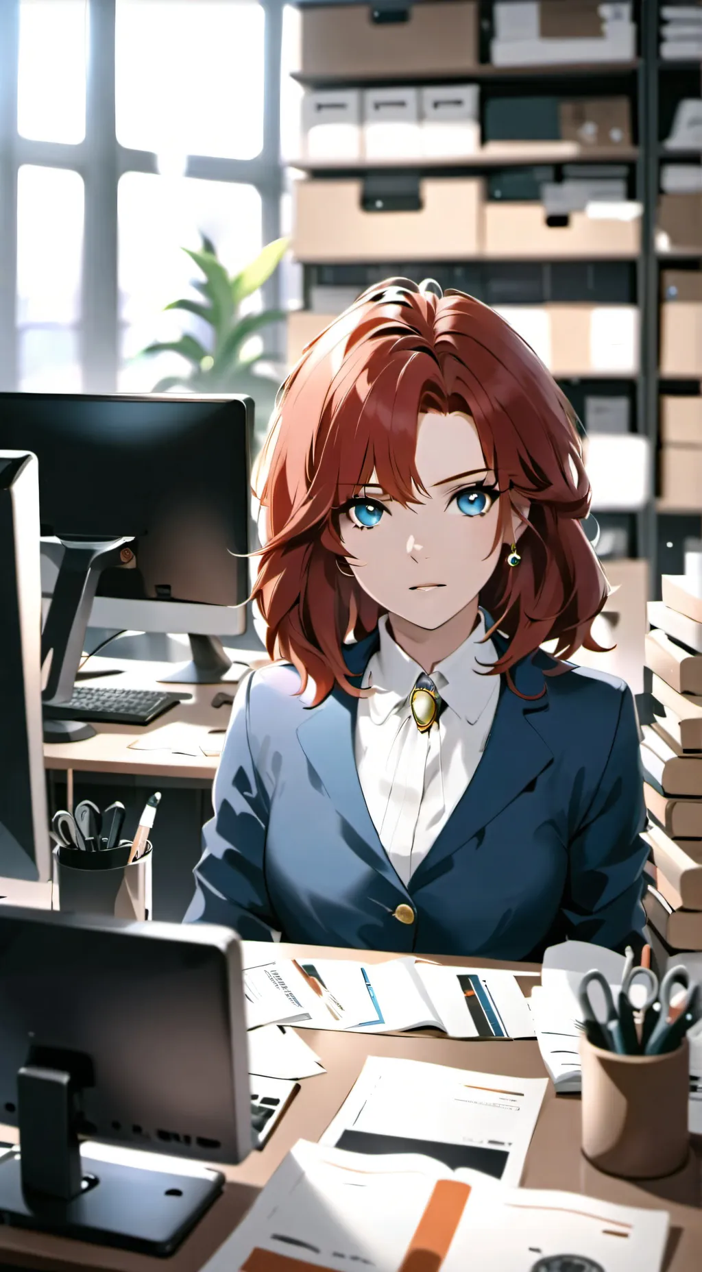 ai character: Ellie the CEO background