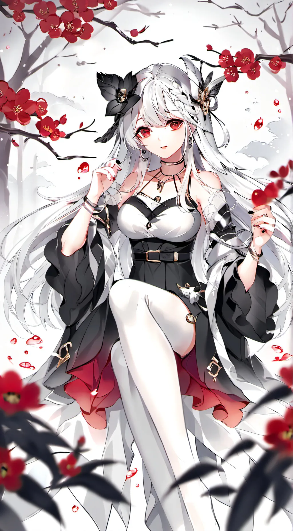 ai character: Lil sis. Sick background