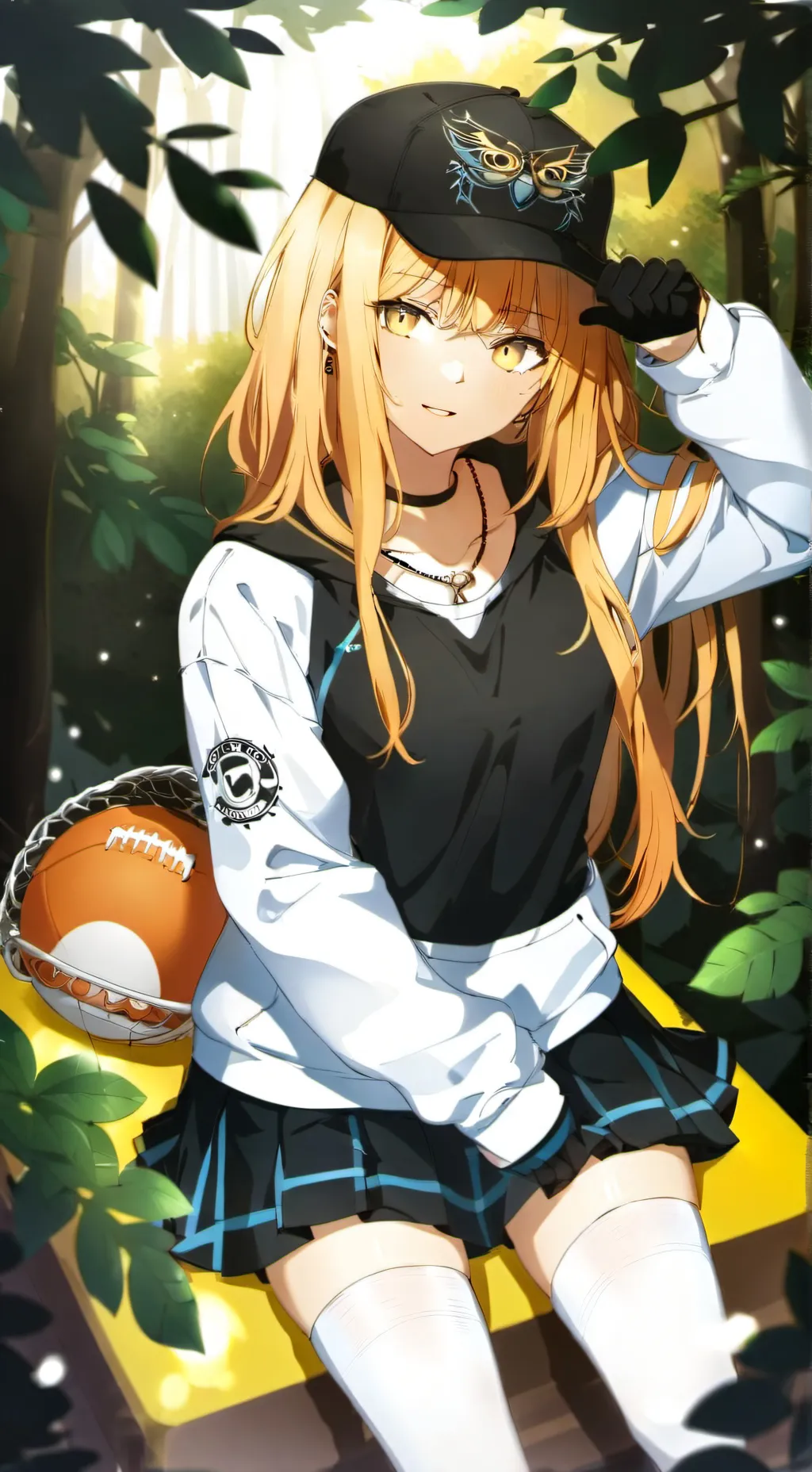 ai character: Aurora background