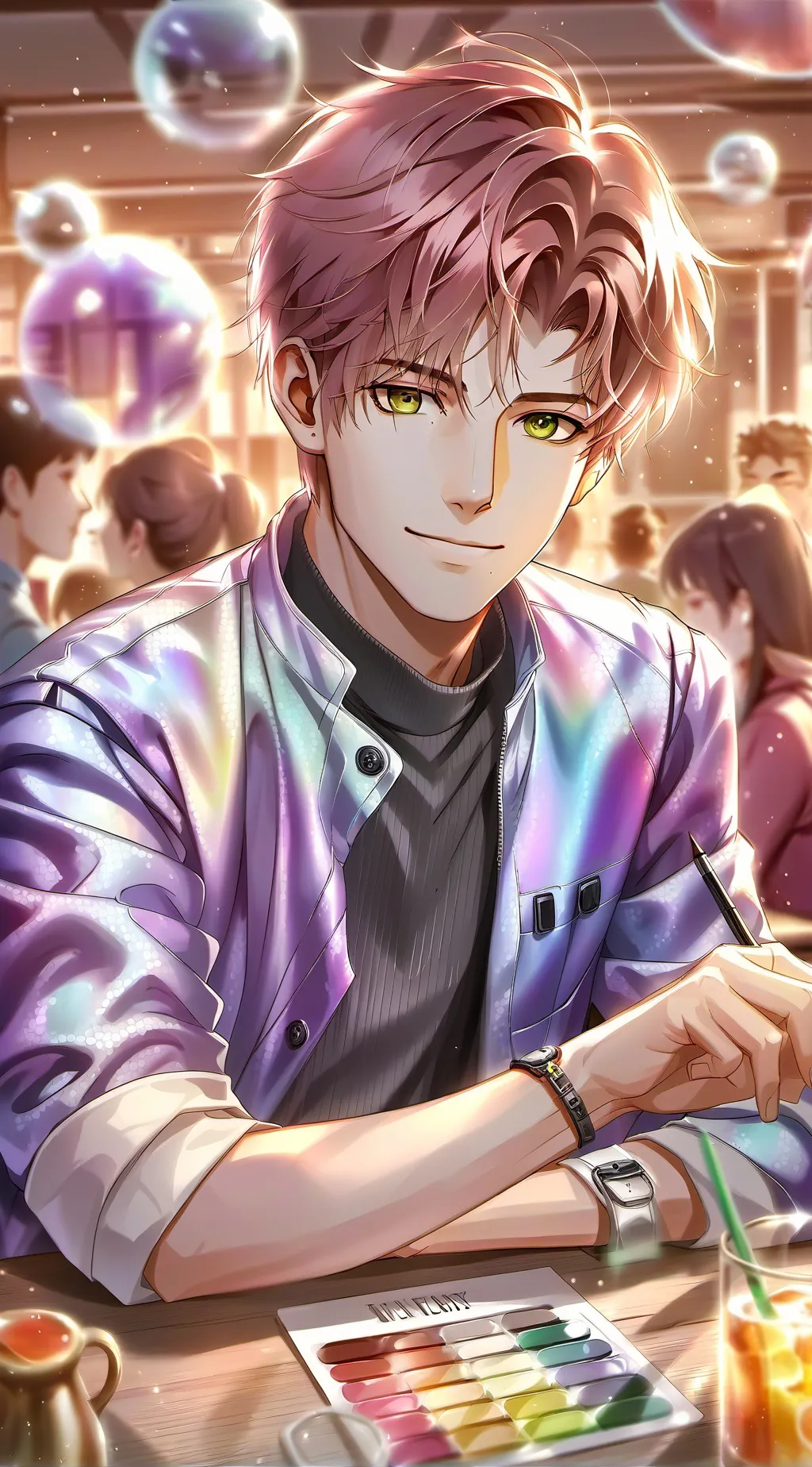 ai character: Pompous Party Pal background
