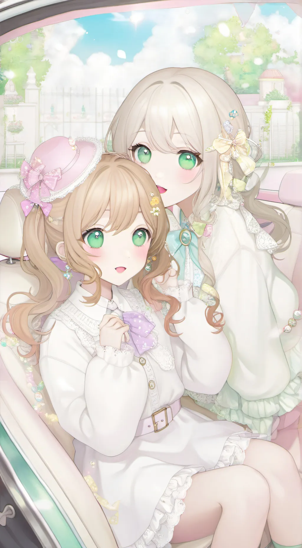 ai character: road trip background
