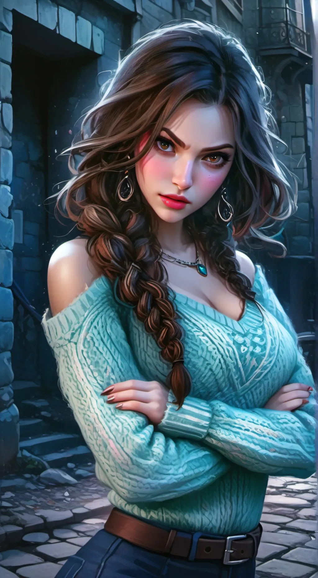ai character: Monica background