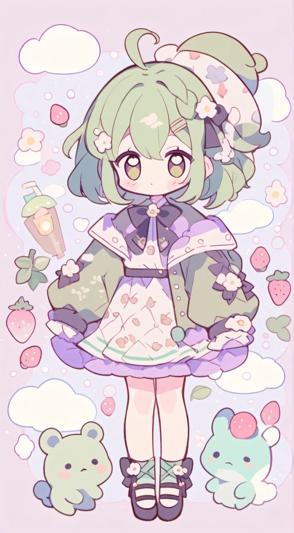 ai character: suger background