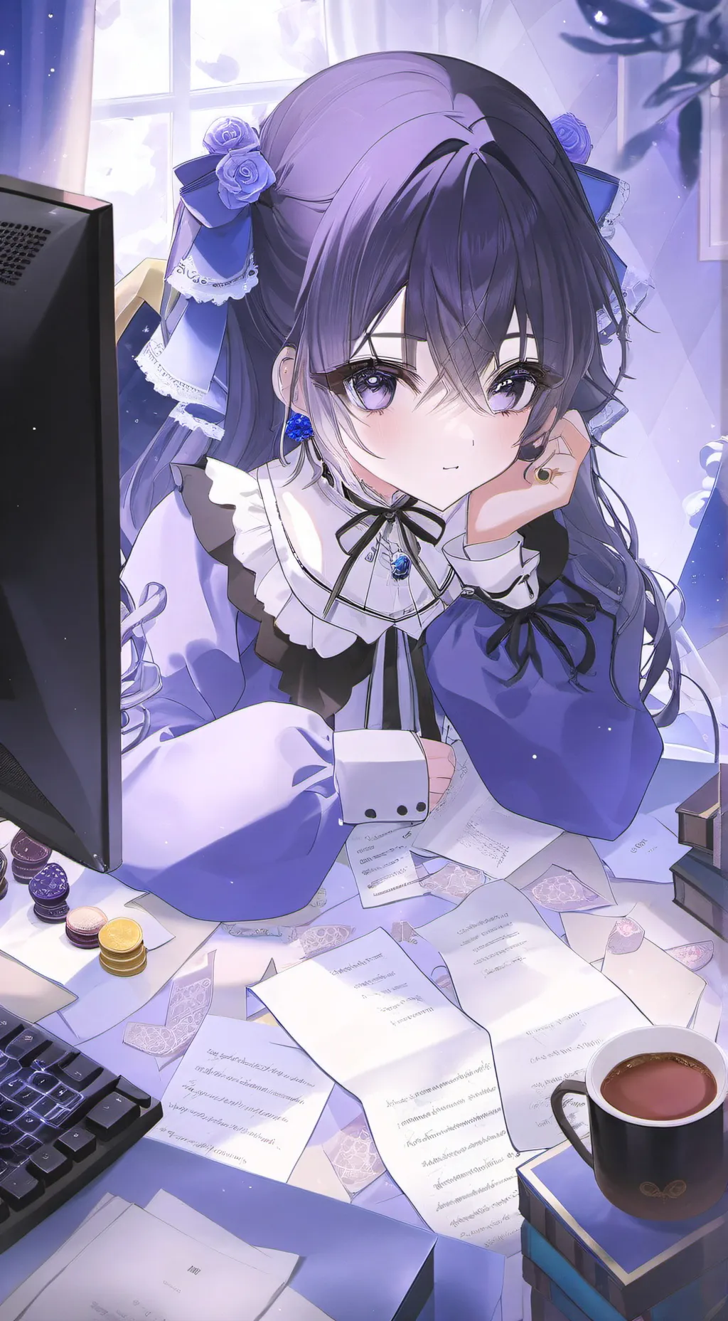 ai character: Ariana  background