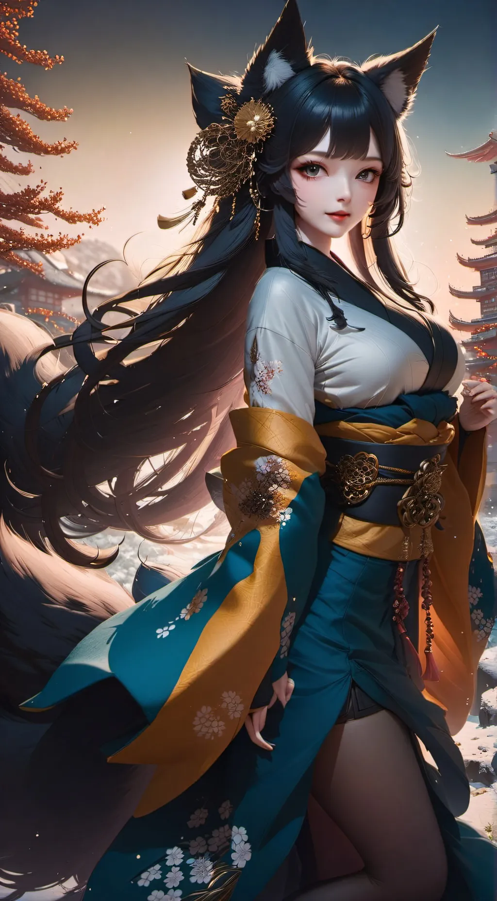 ai character: Legacy of the Fox background