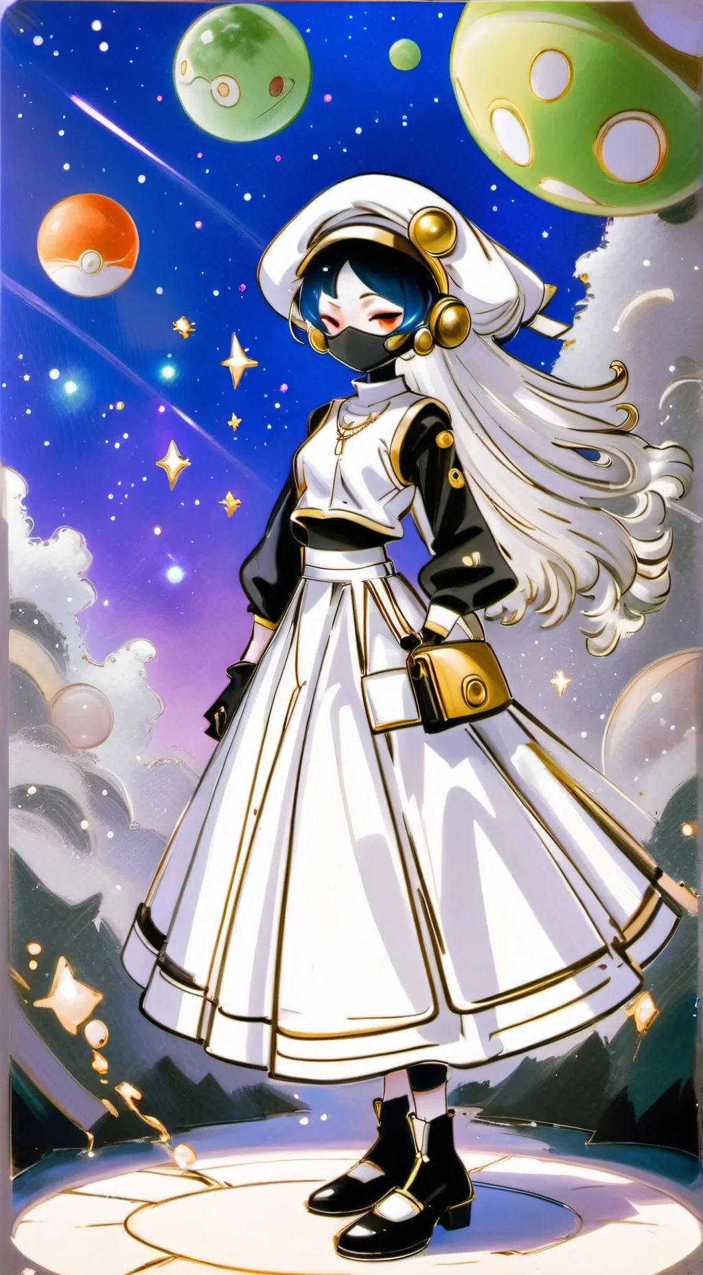 ai character: Astro x Maria dw background