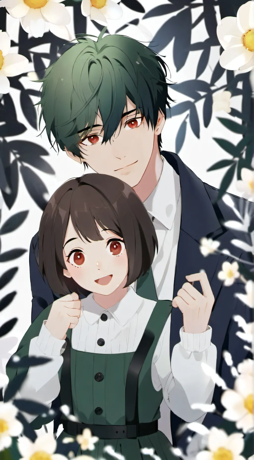 ai character: Uraraka x deku background