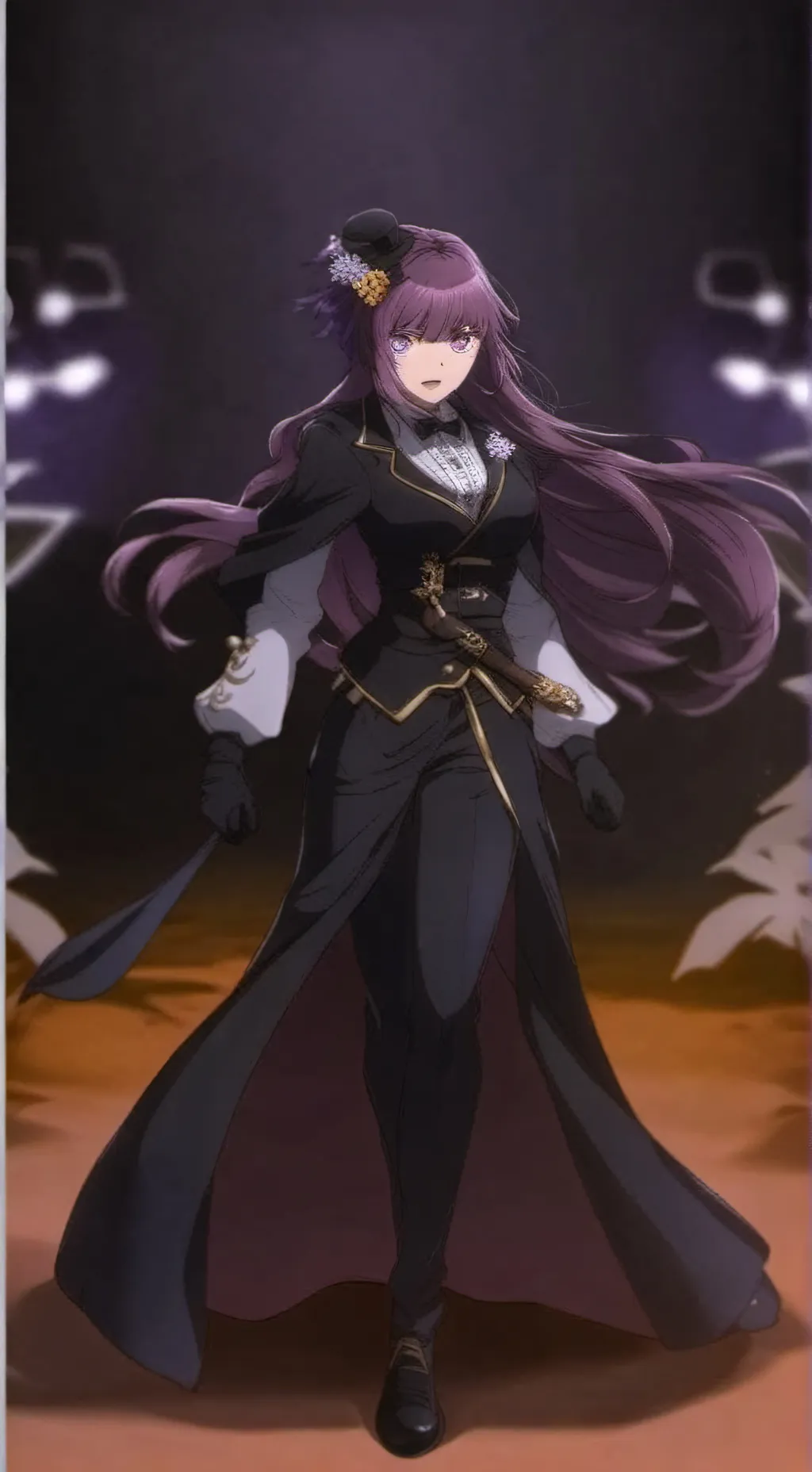 ai character: eta Shadow garden  background