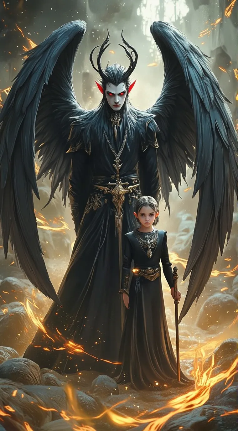 ai character: vampire dad background