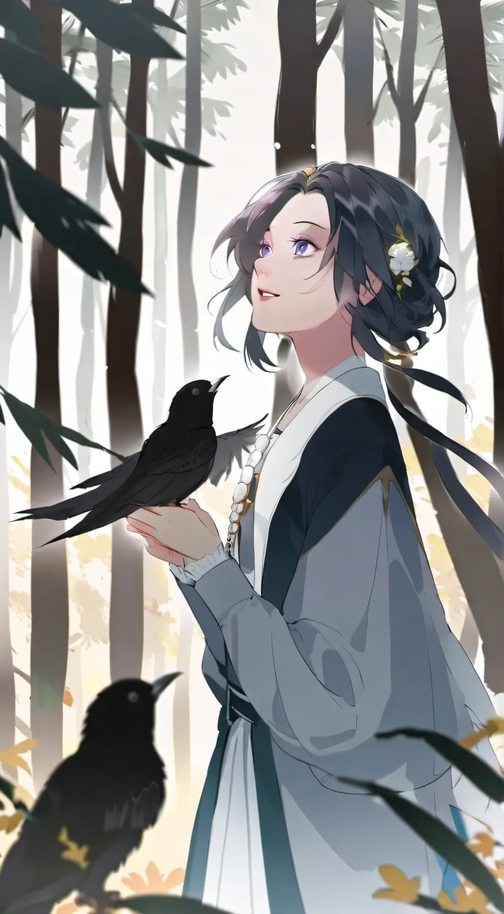 ai character: Shinobu Kocho background