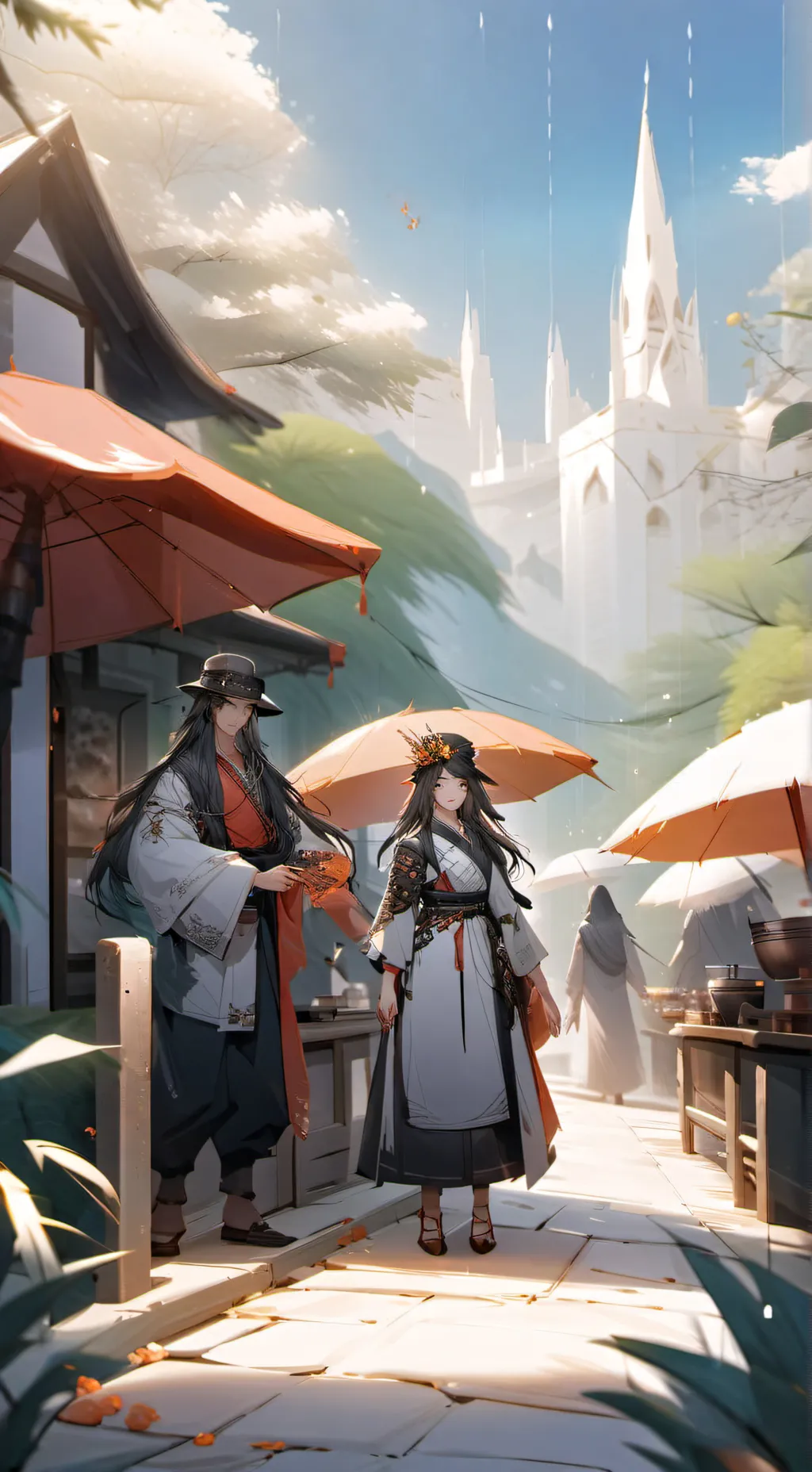 ai character: kny viaje background