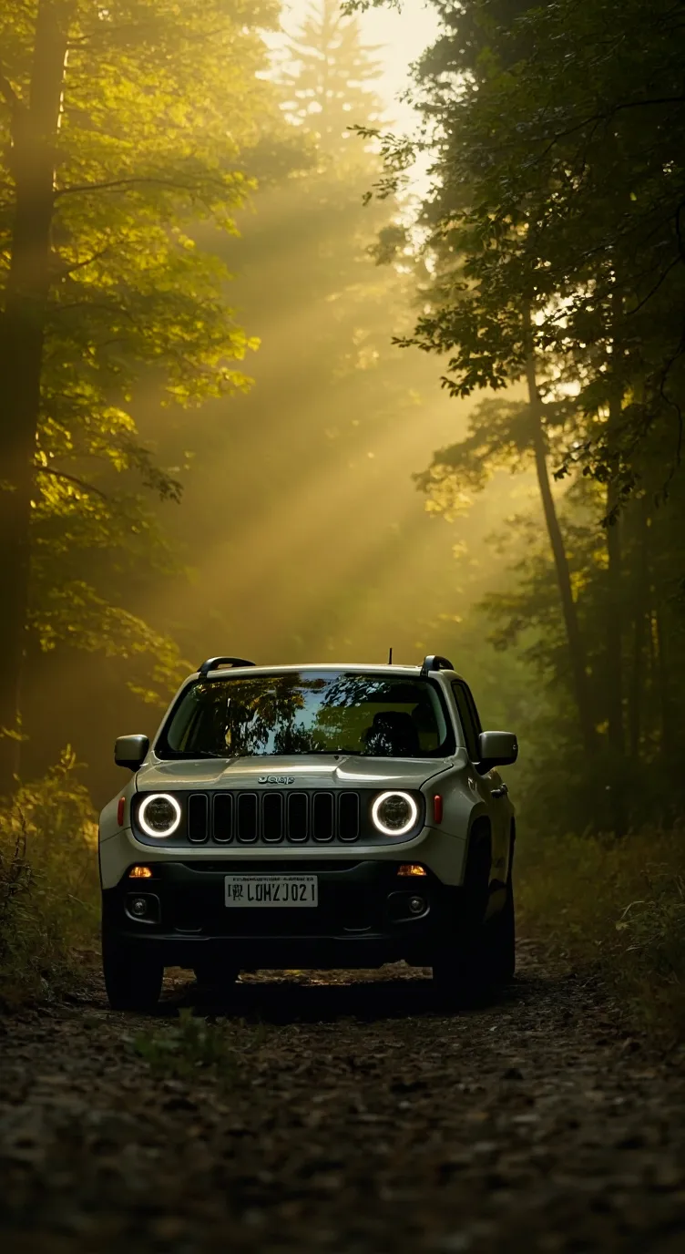 ai character: Mickey off-roading background