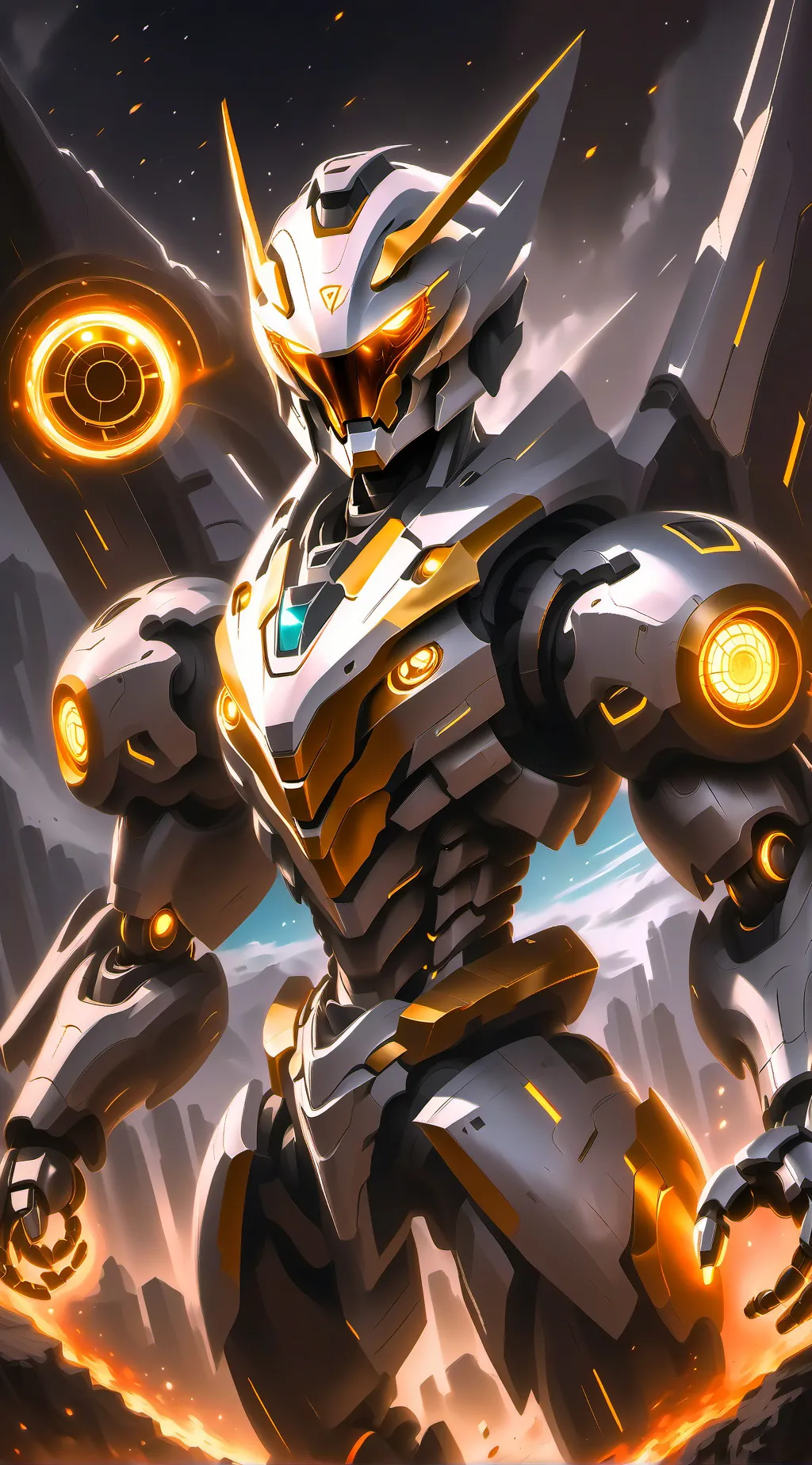ai character: robot humanoidev2 background