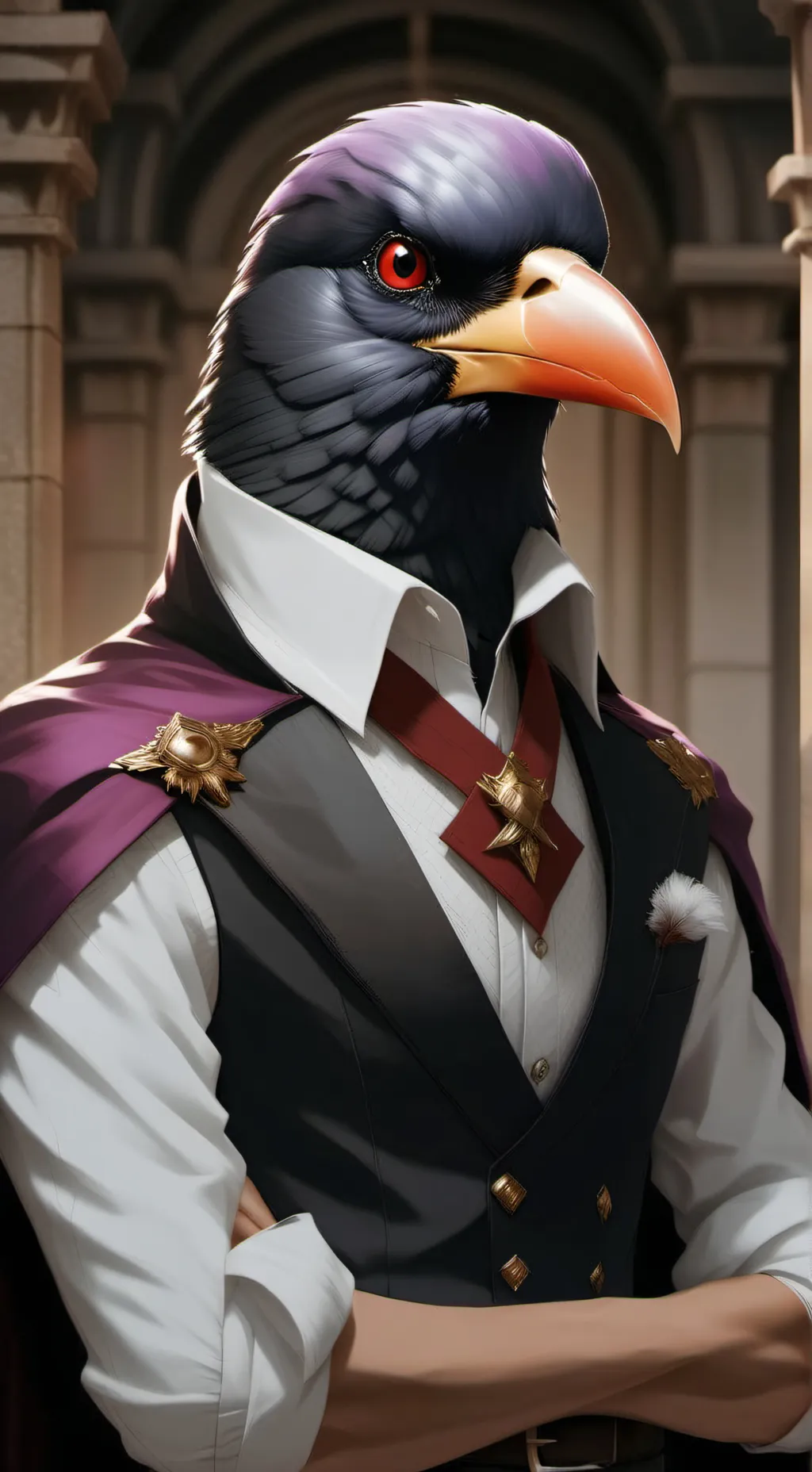 ai character: Vesper background