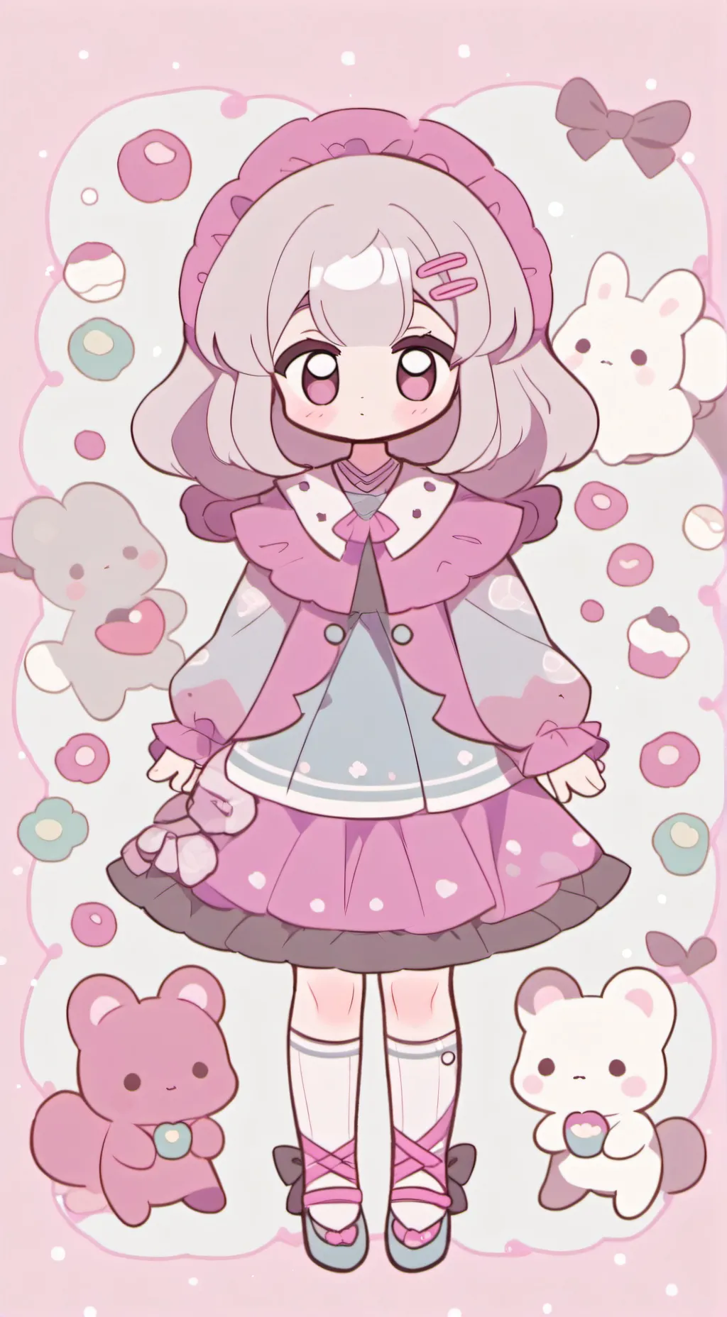 ai character: Pinki background