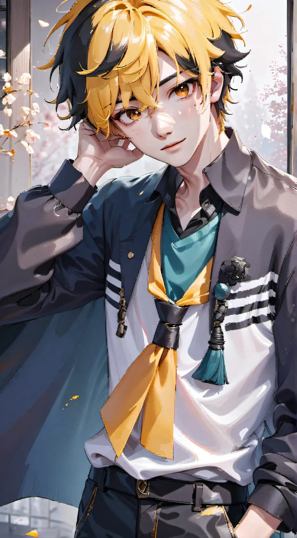 ai character: drnki snaped background