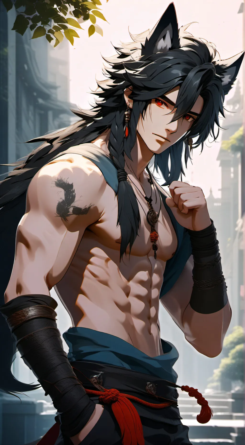 ai character: Shadow background