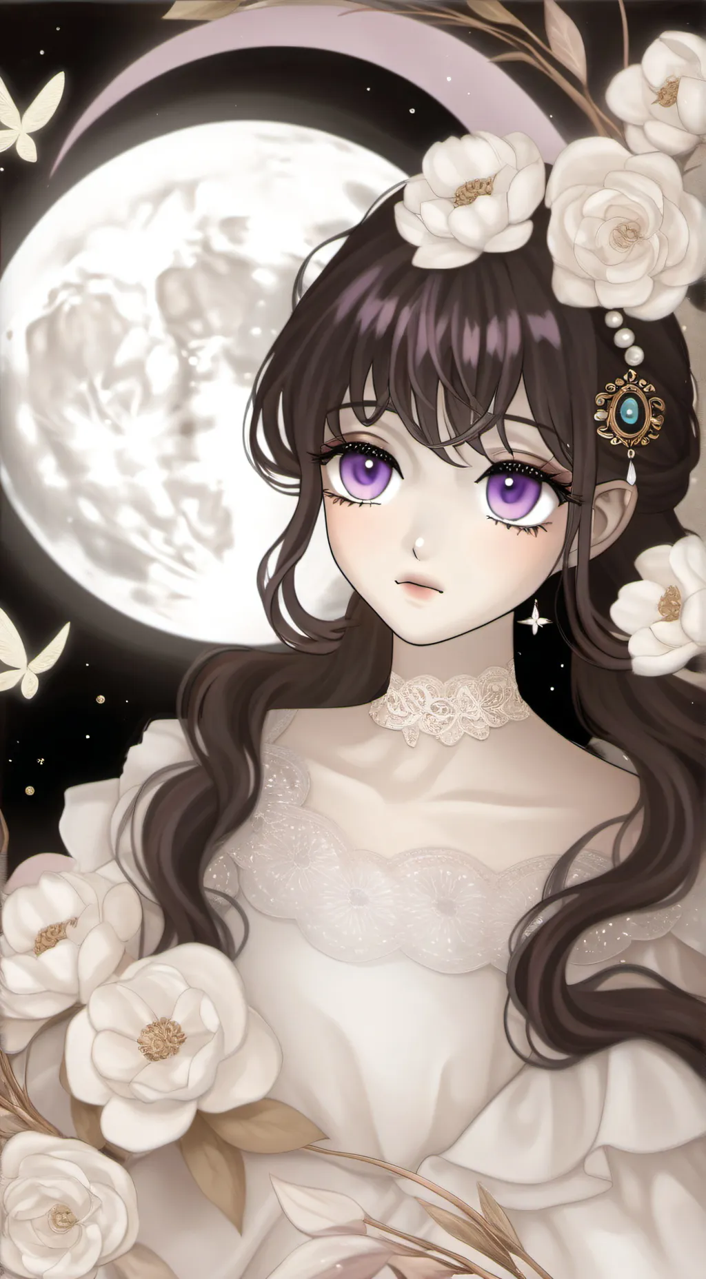 ai character: luna  background