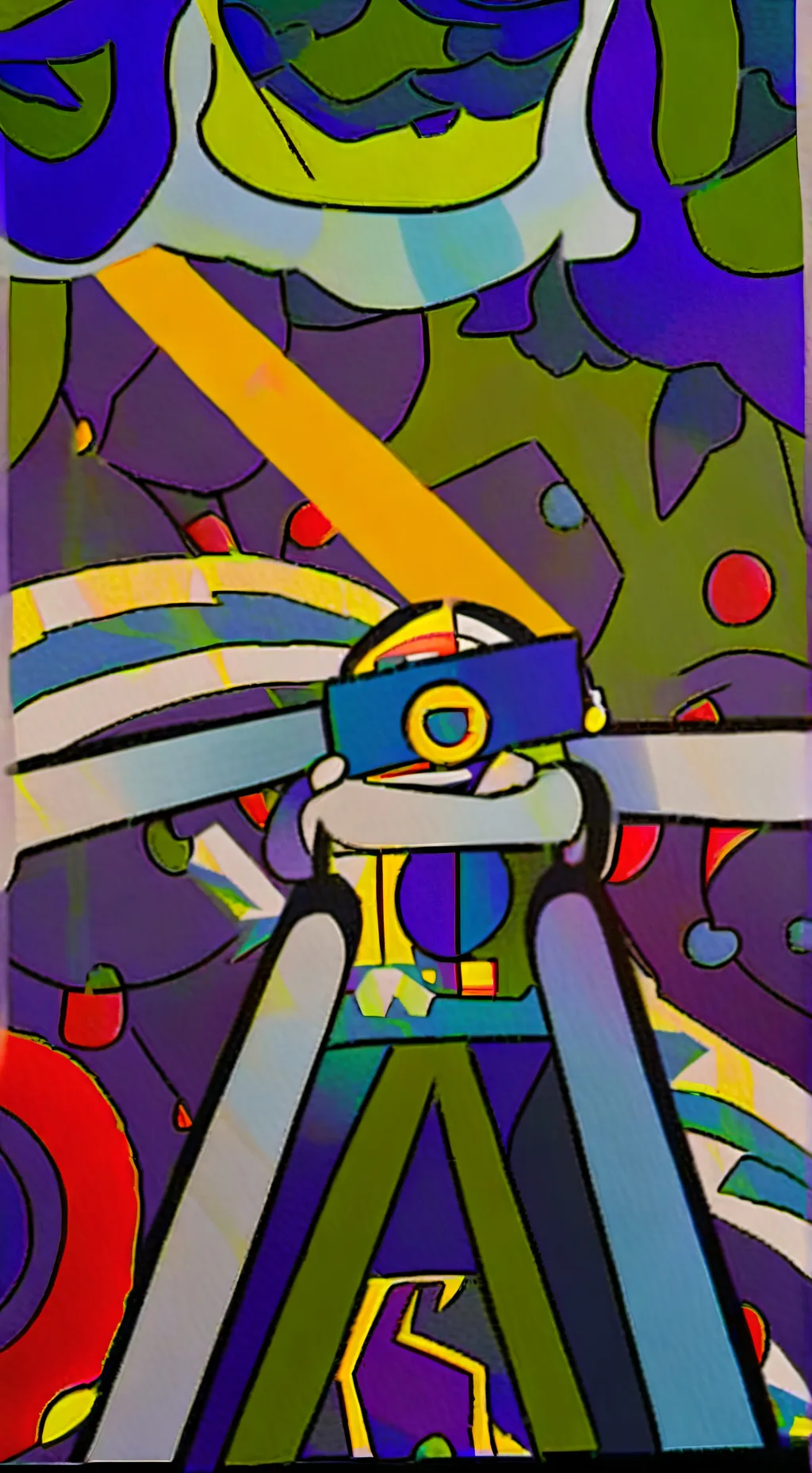 ai character: go wild background