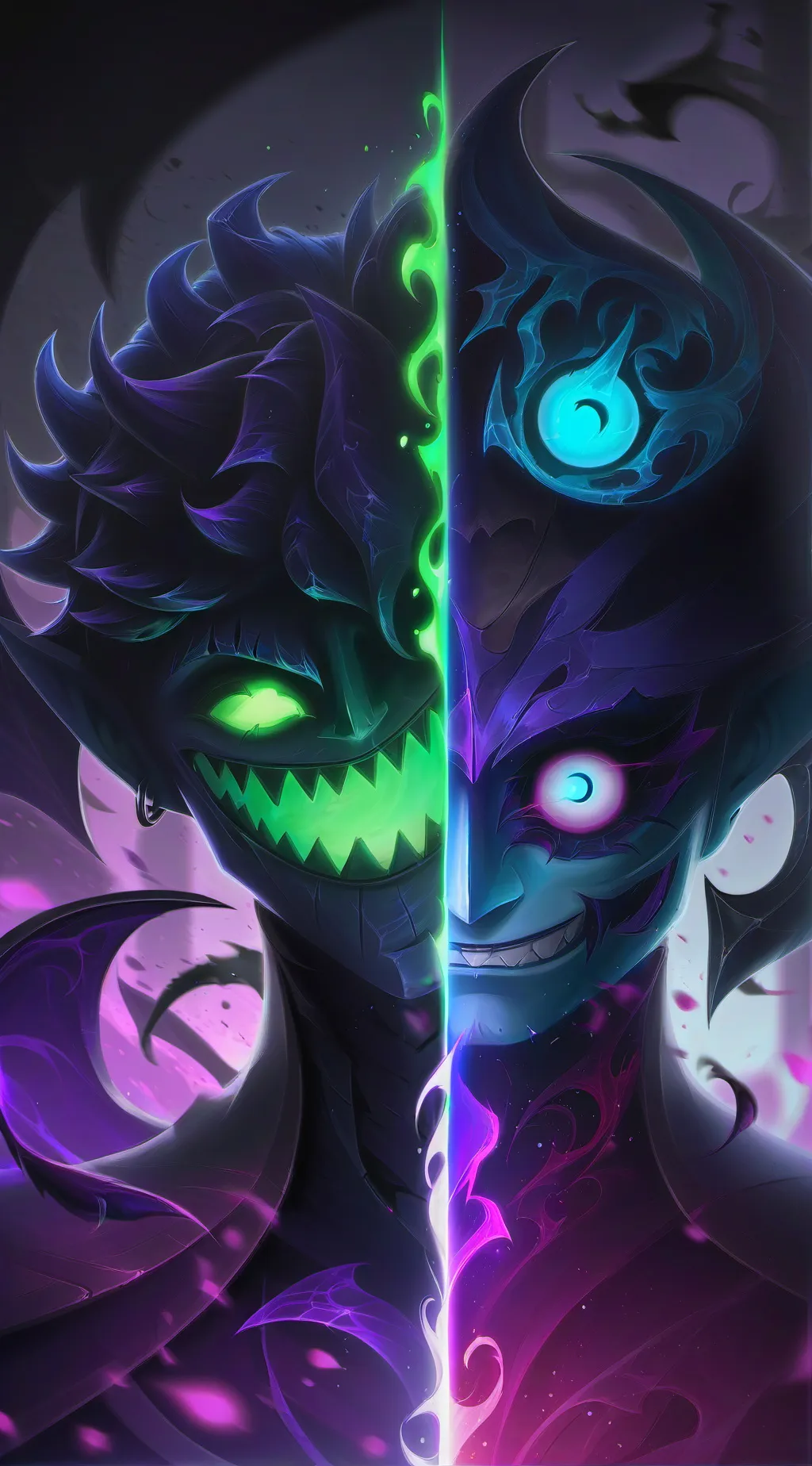 ai character: Twin watchers background