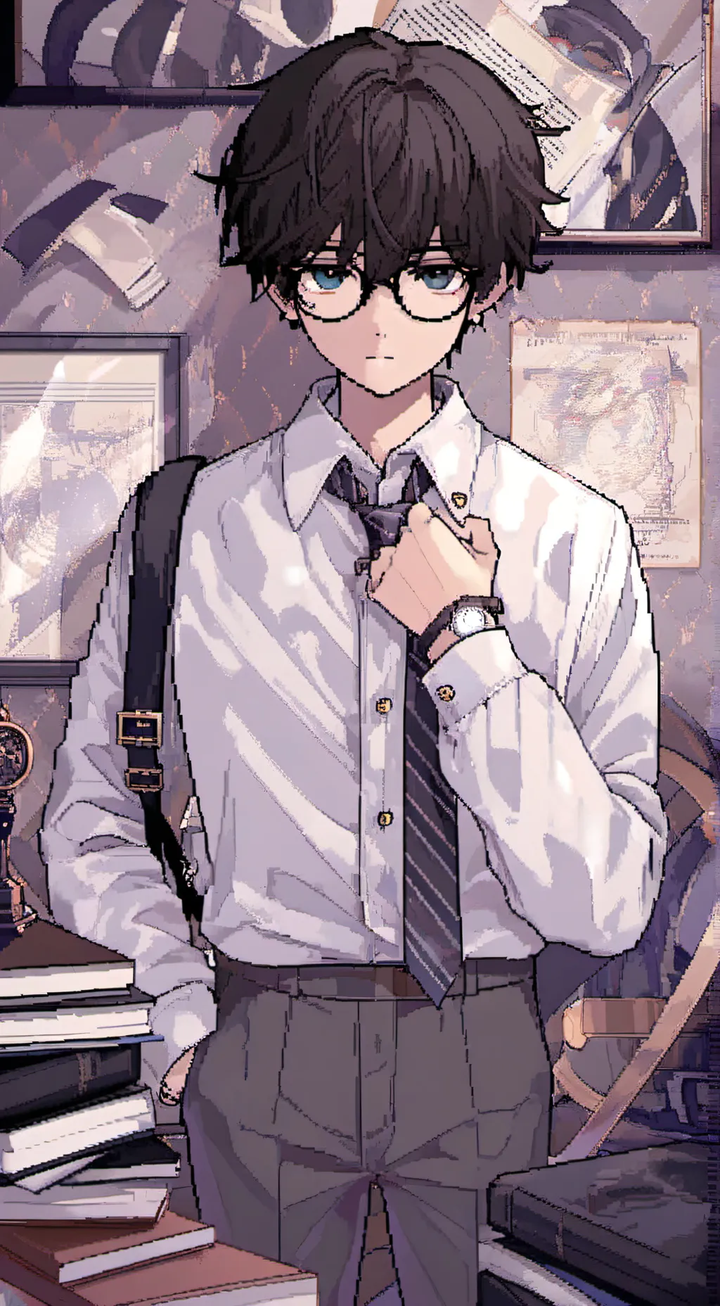ai character: ●☆Leo♡• background