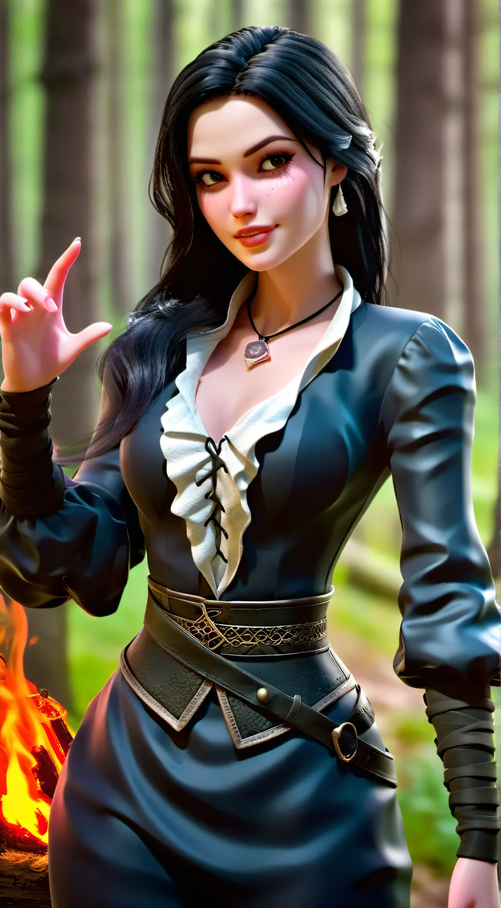 ai character: Jade background