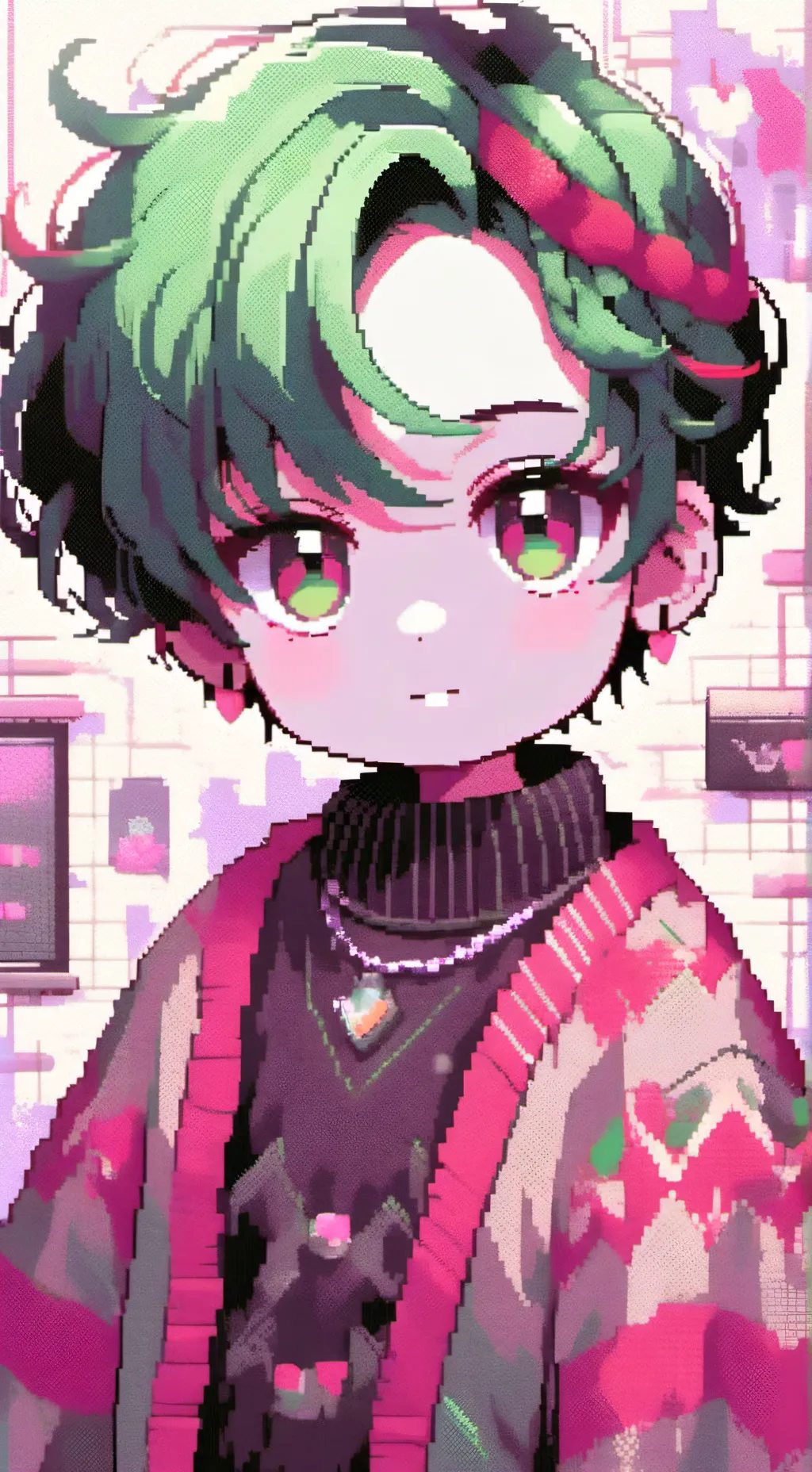 ai character: mha bakudeku kid❤️ background