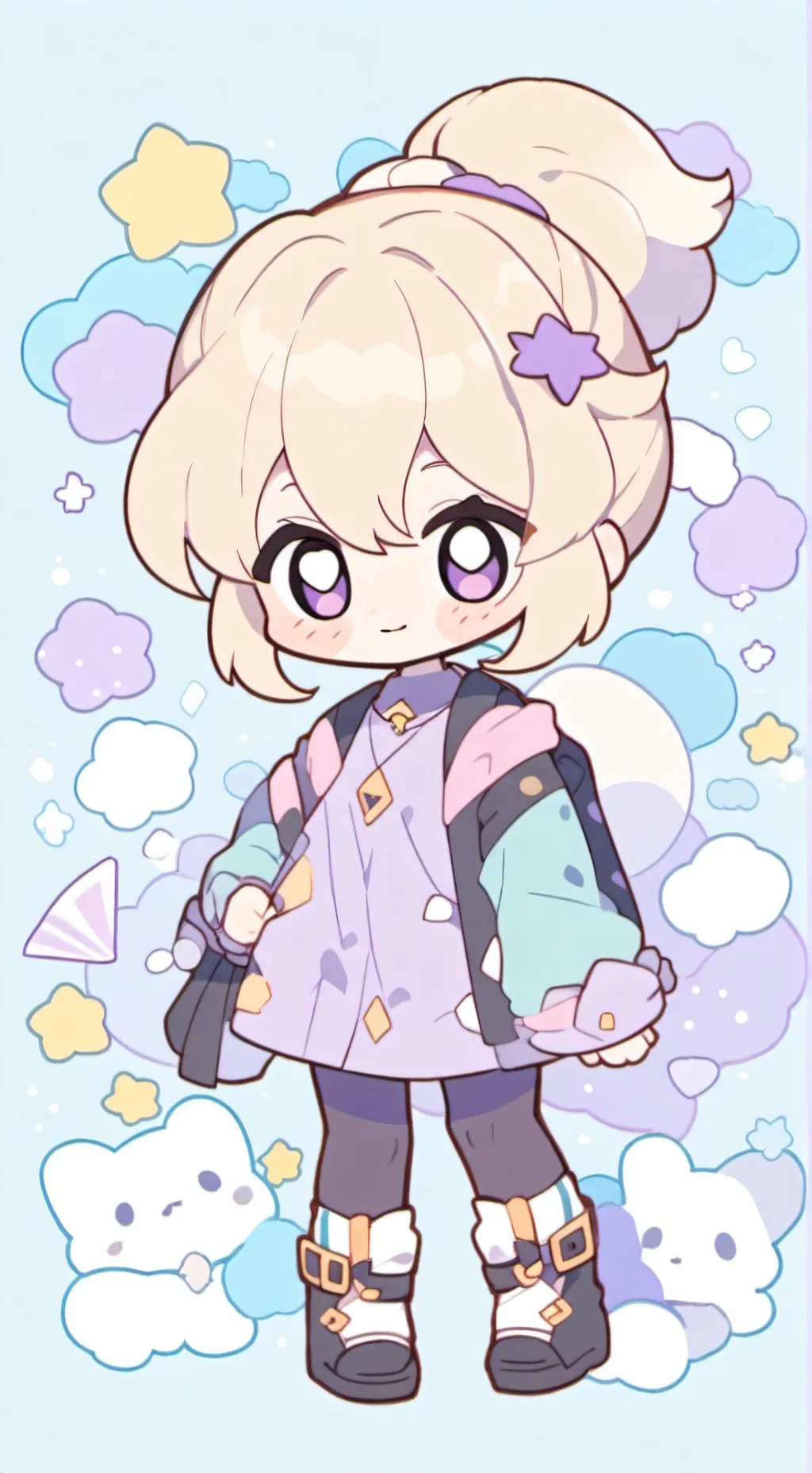 ai character: Luna  background