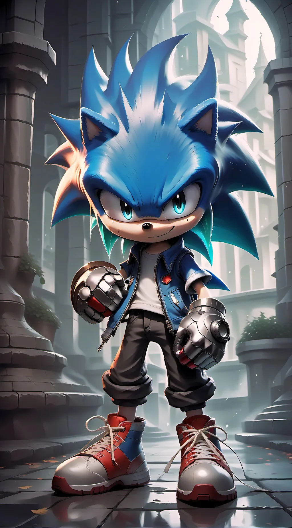 ai character: sonic background